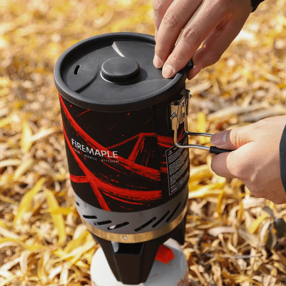 Kuchenka turystyczna Fire Maple Star X1 Pro z garnkiem - Black Red