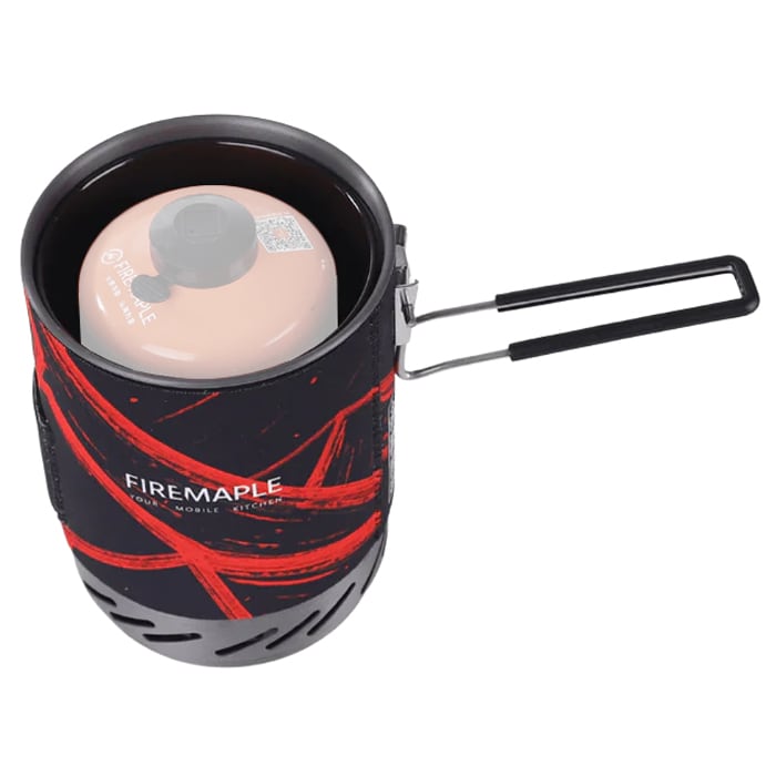 Kuchenka turystyczna Fire Maple Star X1 Pro z garnkiem - Black Red
