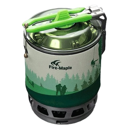 Туристична плита Fire Maple FMS-X3 з каструлею - Green