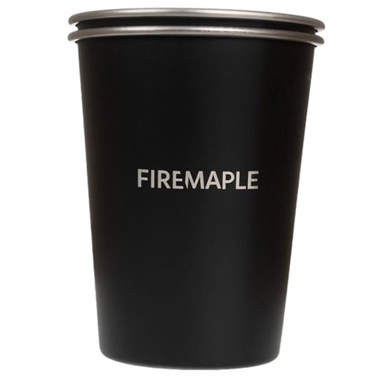 Чашка Fire Maple Antarcti Stainless Steel 350 мл 2 szt. - Black