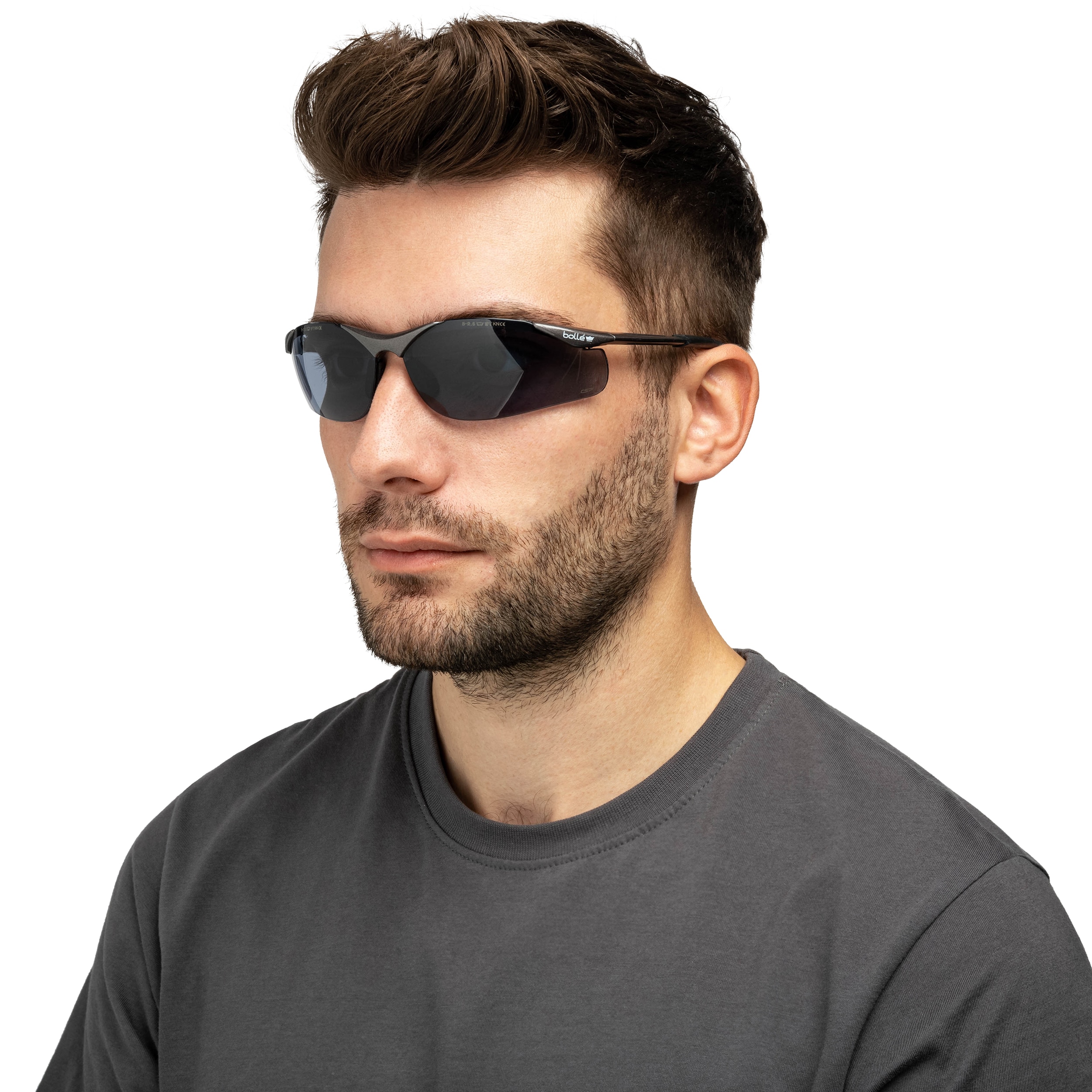 Okulary taktyczne Bolle Safety Contour Contspi - Smoke