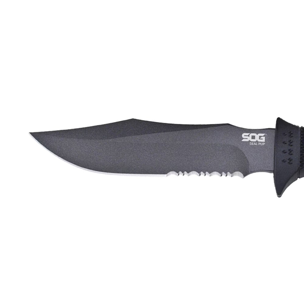 SOG SEAL Pup Fixed Blade Knife - Black