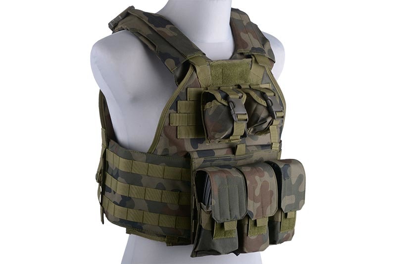 Kamizelka taktyczna GFC Plate Carrier - wz.93 Pantera PL Woodland
