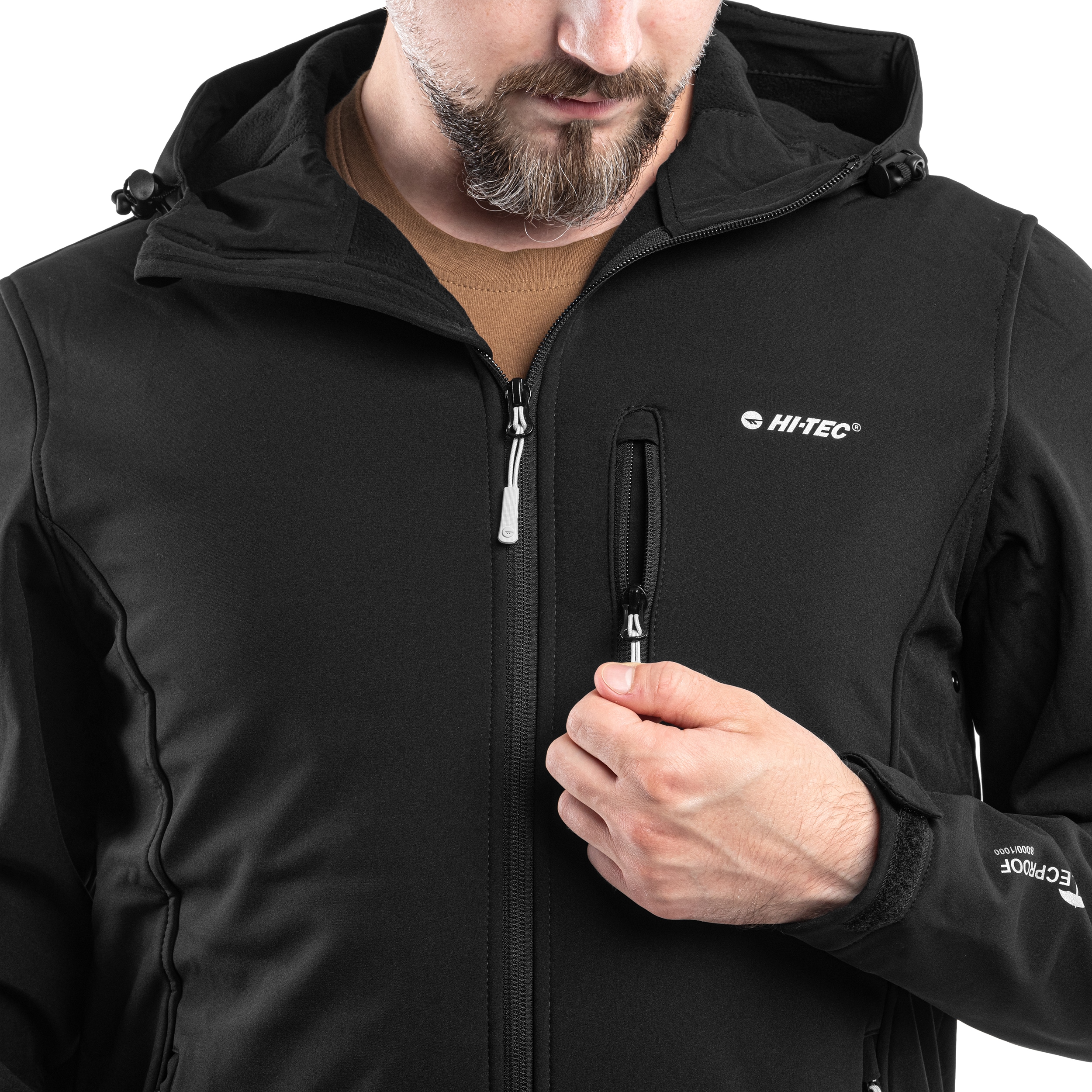 Kurtka Hi-Tec Softshell Caen - Black