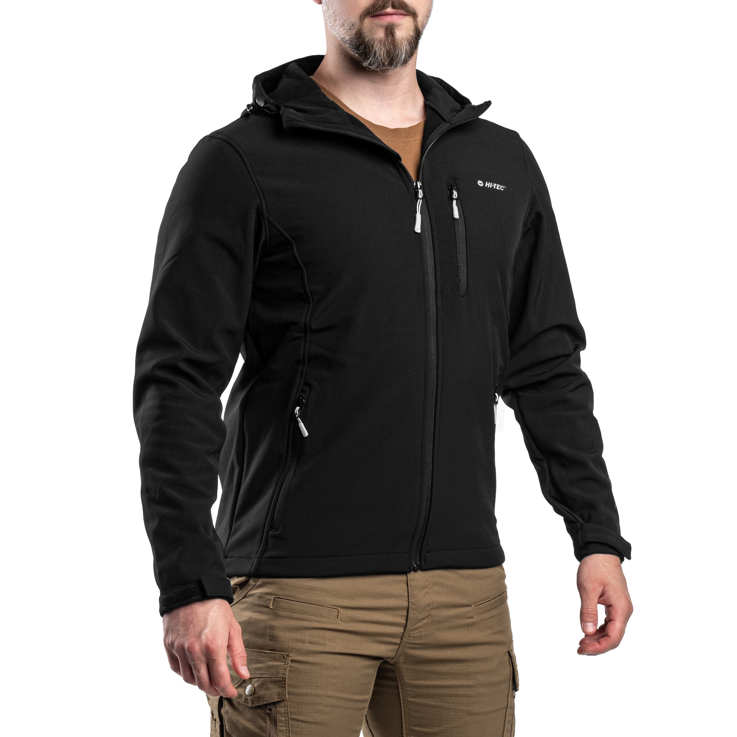 Kurtka Hi-Tec Softshell Caen - Black
