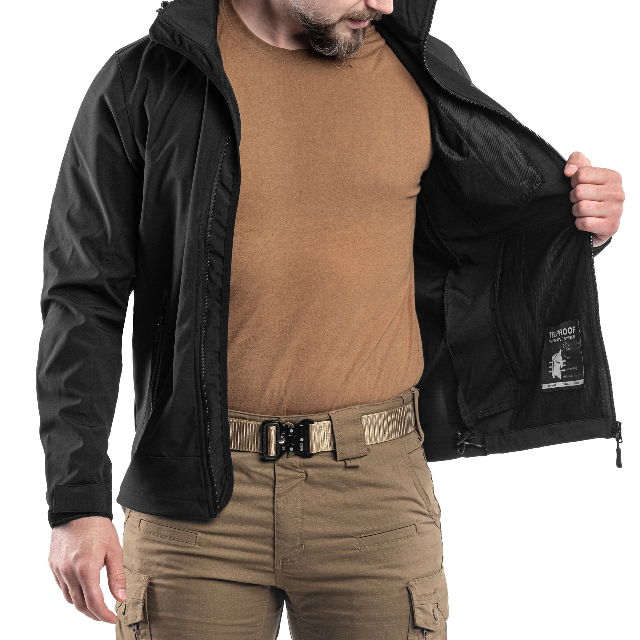 Kurtka Hi-Tec Softshell Nils - Black