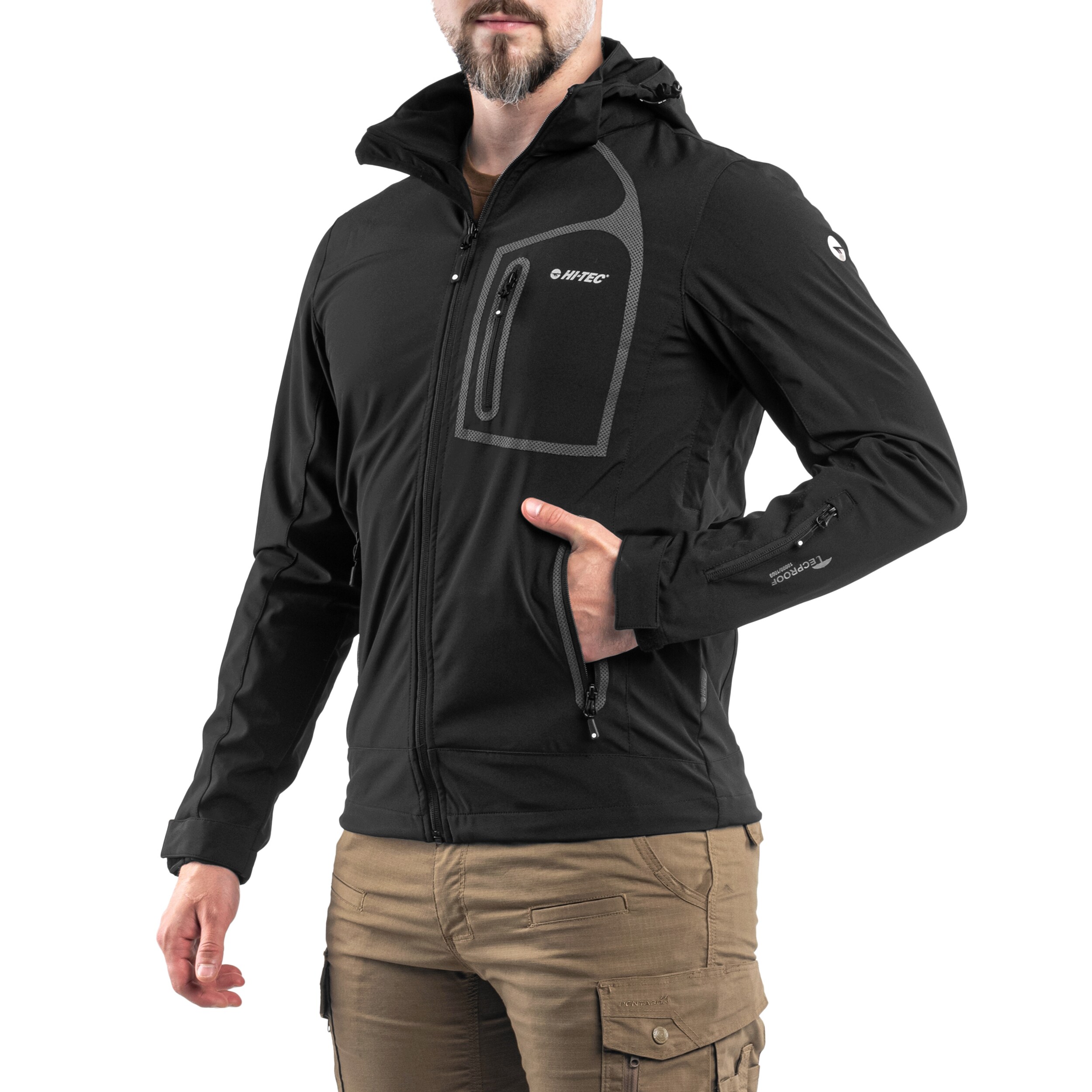 Kurtka Hi-Tec Softshell Nils - Black