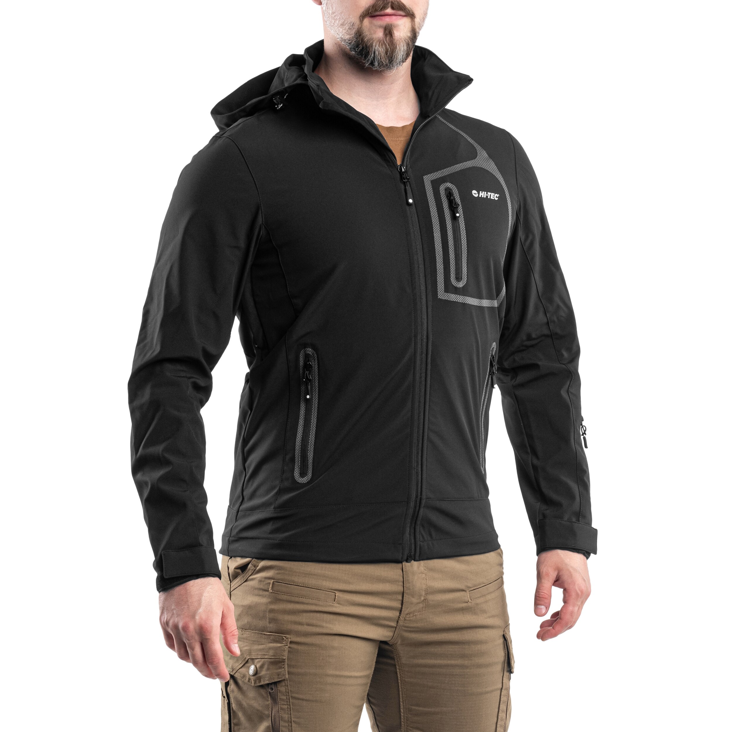 Kurtka Hi-Tec Softshell Nils - Black