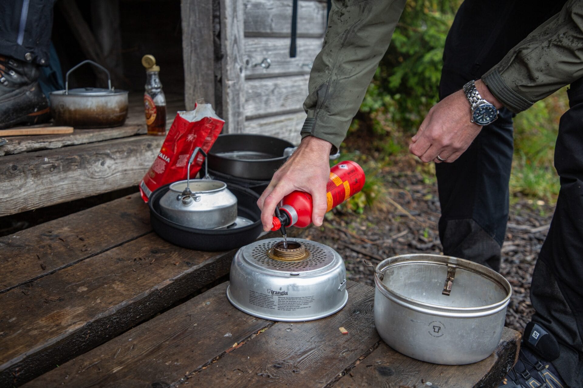 Butla na paliwo Trangia 1 l - Red