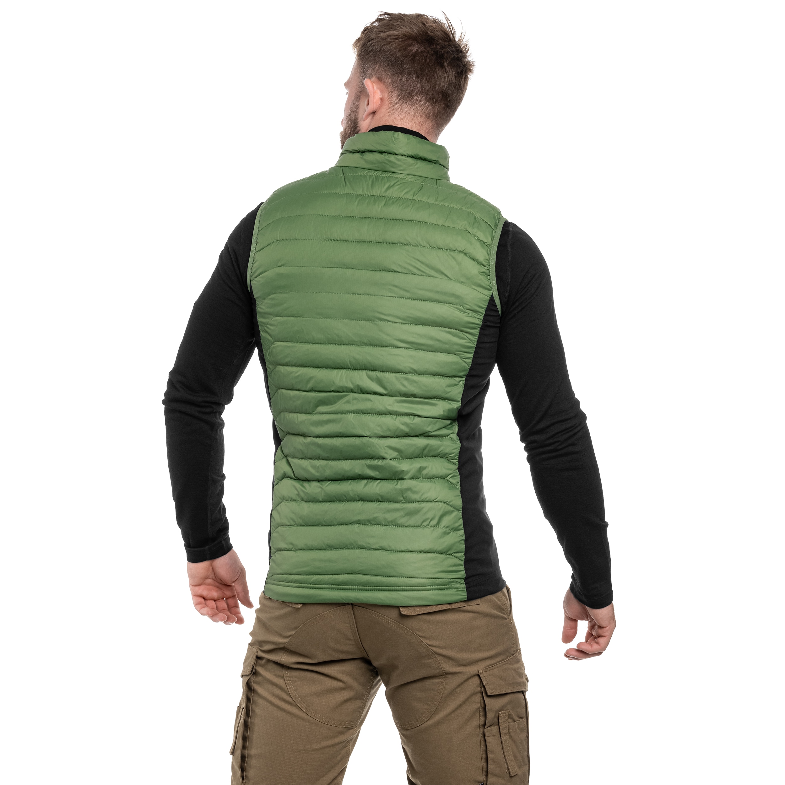 Bezrękawnik Columbia Powder Pass - Canteen/Black