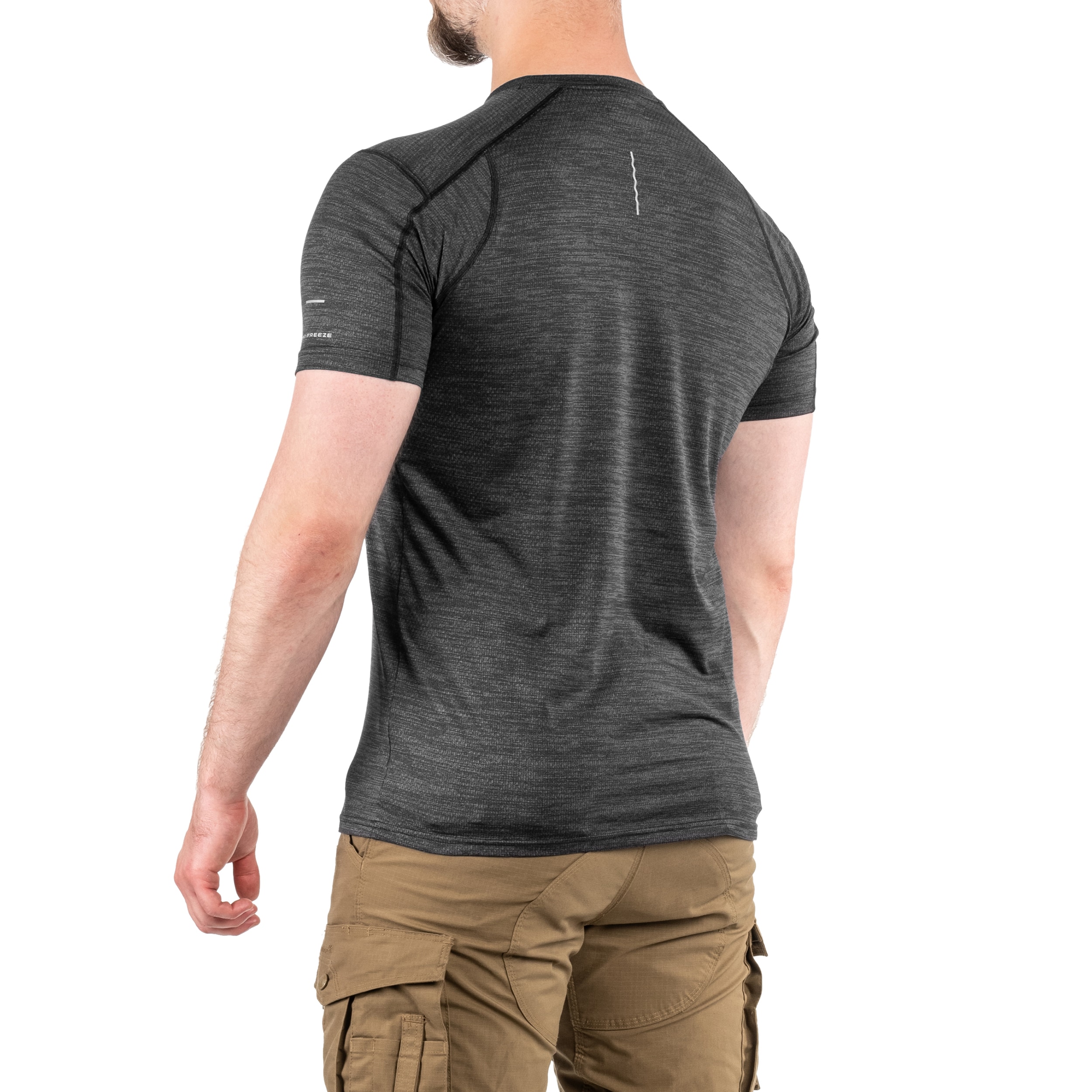 Koszulka termoaktywna Columbia Alpine Chill Zero Short Sleeve Crew - Black Heather