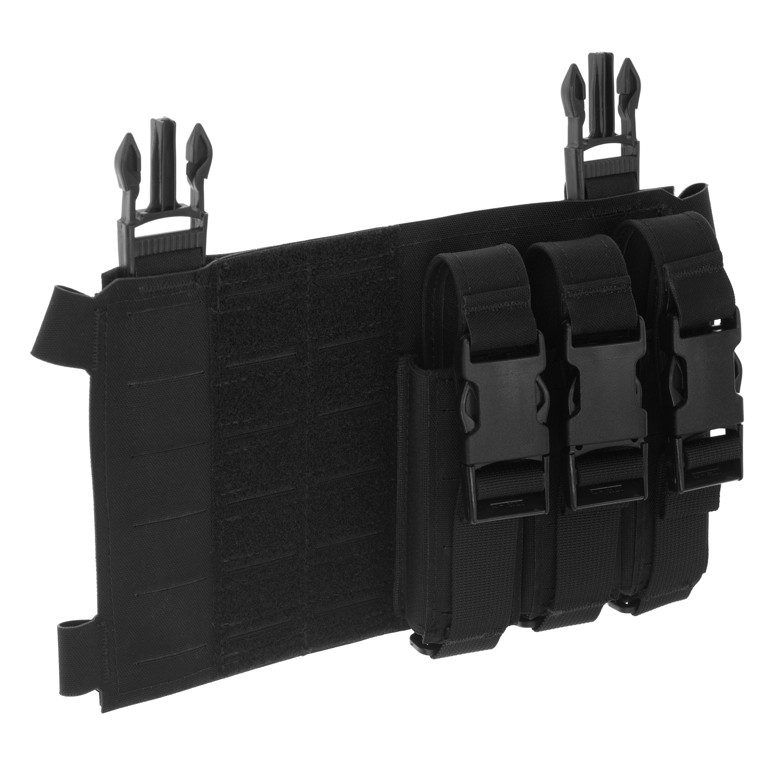 Підсумок Combat Lab Front Flap Chest Rig для пістолетних магазинів - Чорний