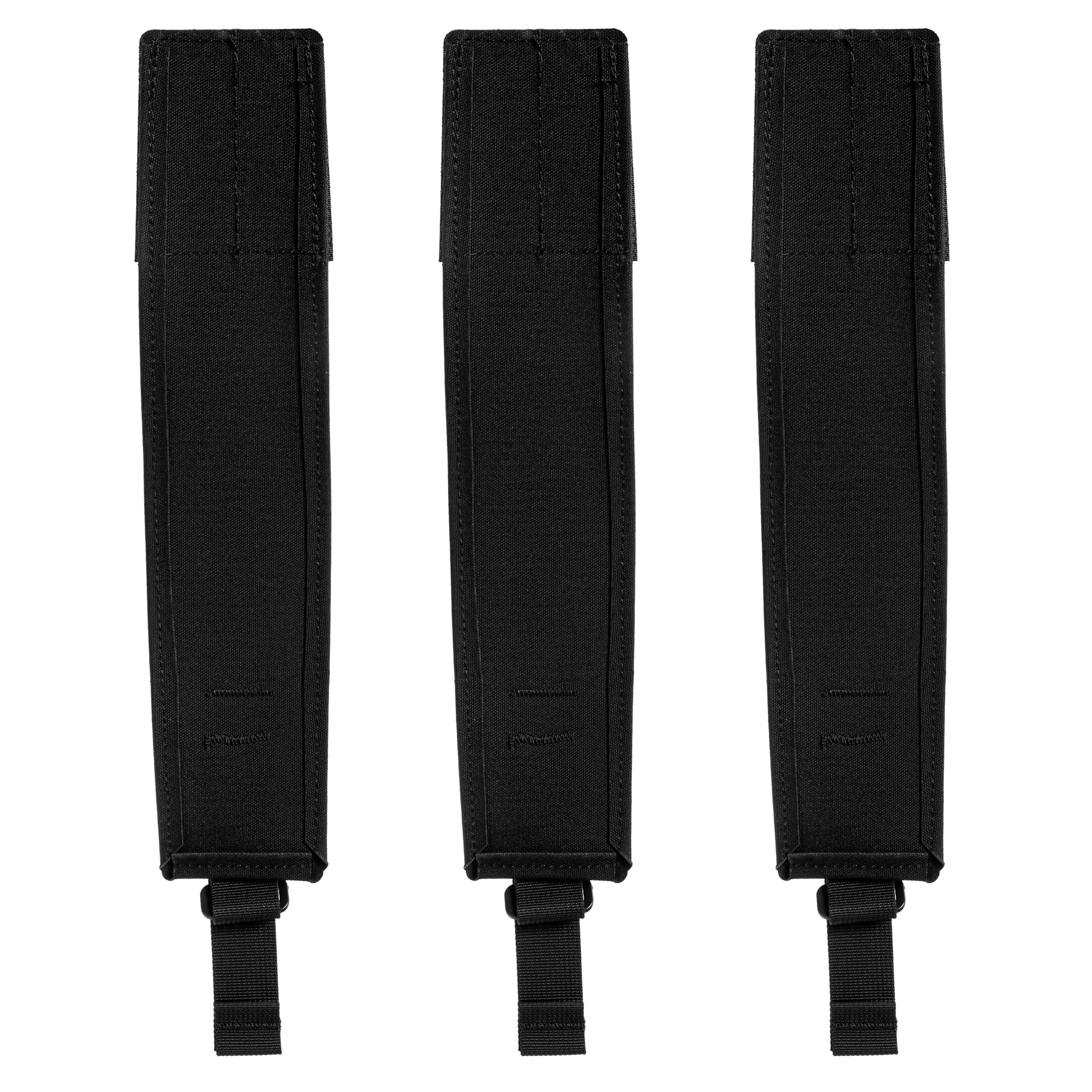 Набір з трьох клапанів Combat Lab для потрійного підсумка гвинтівки Front Flap Chest Rig - Black