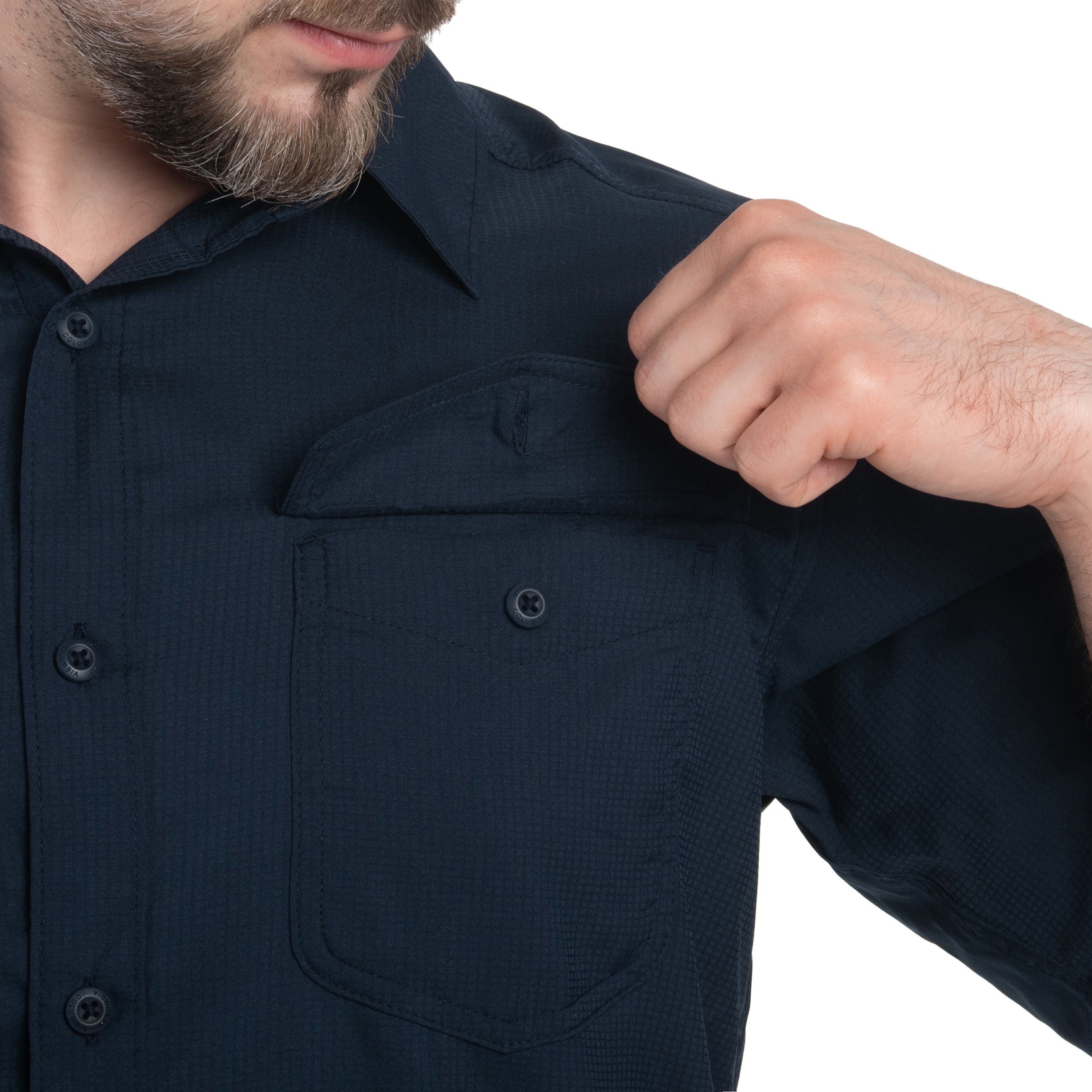 Koszula Columbia Utilizer II Solid Short Sleeve - Collegiate Navy