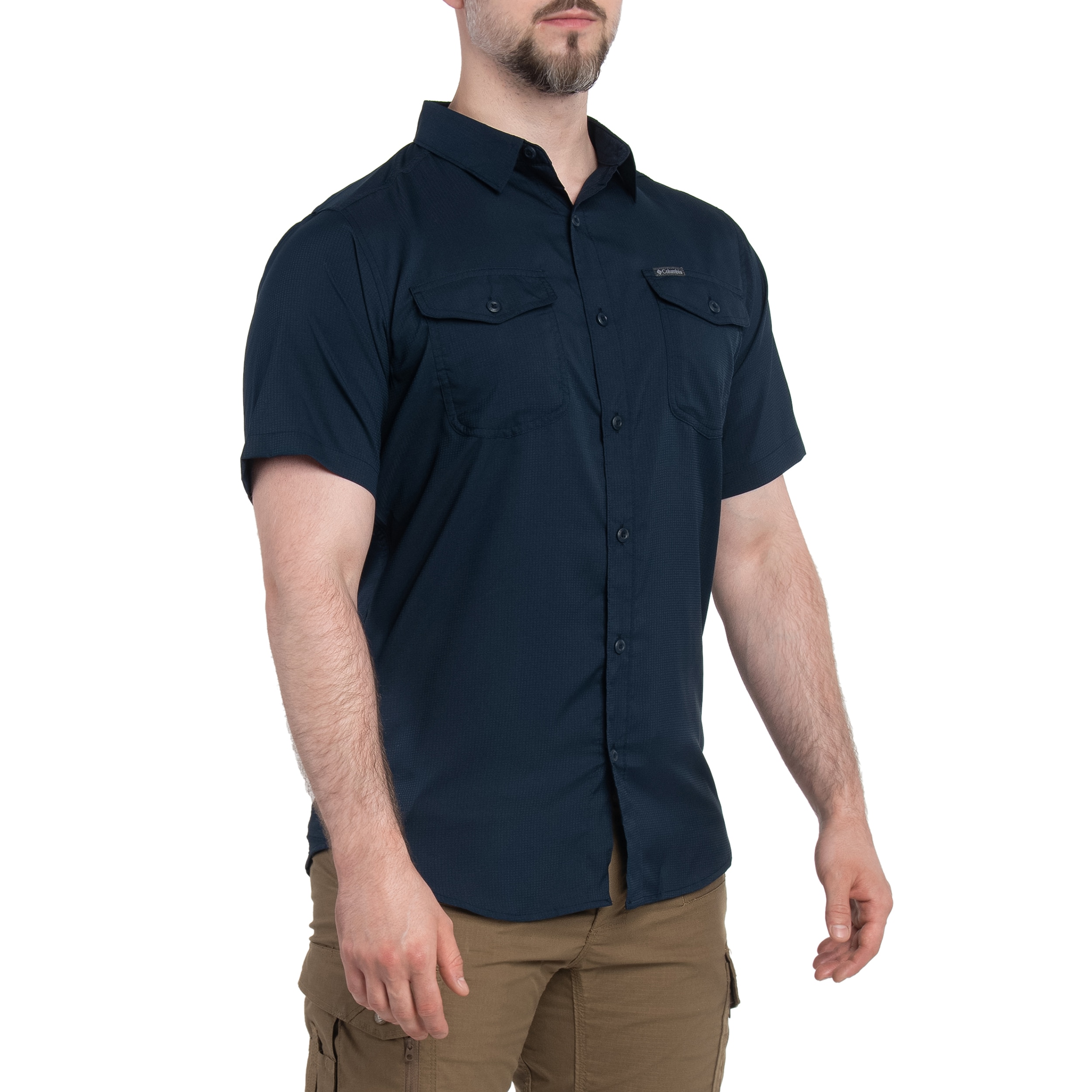 Koszula Columbia Utilizer II Solid Short Sleeve - Collegiate Navy