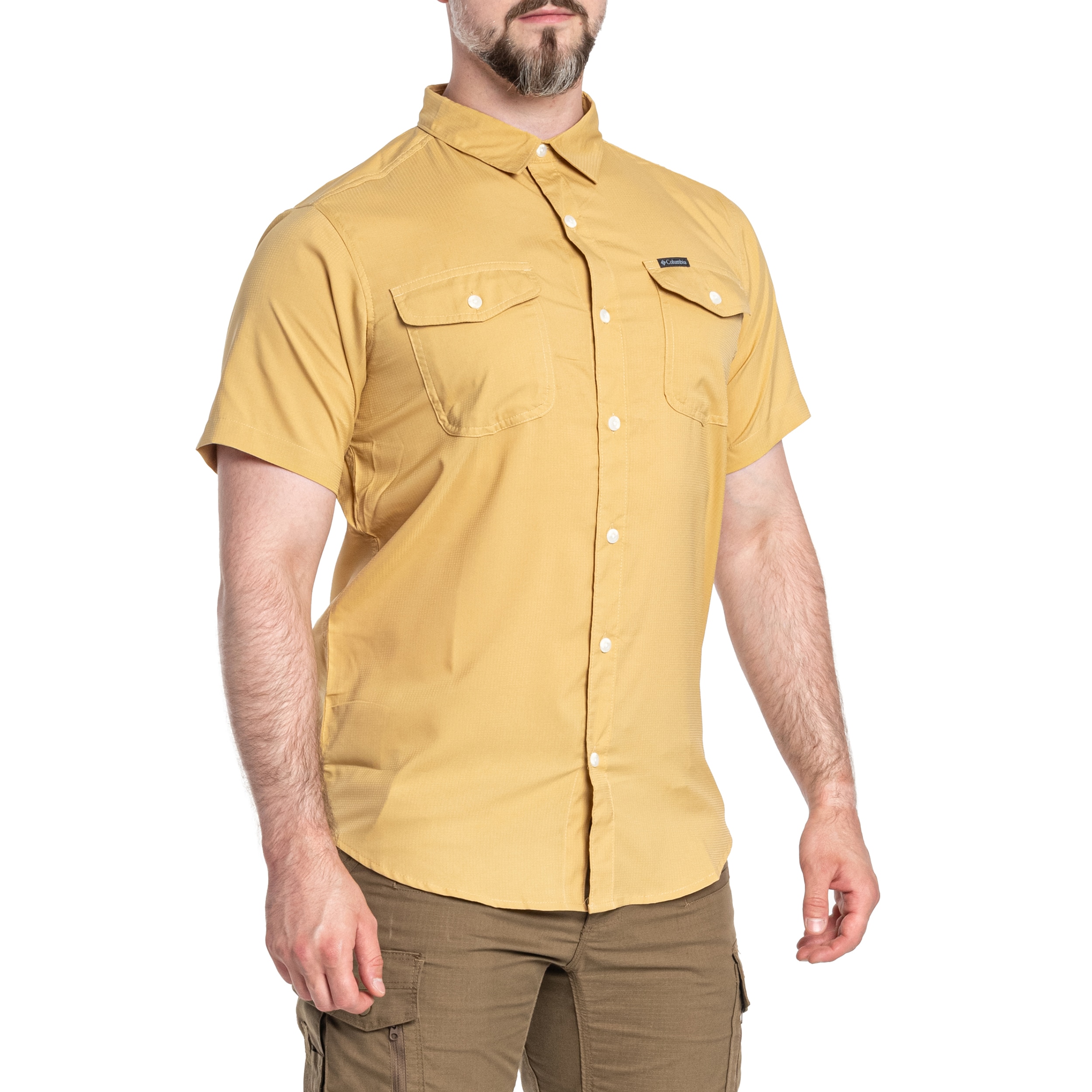 Сорочка Columbia Utilizer II Solid Short Sleeve - Light Camel