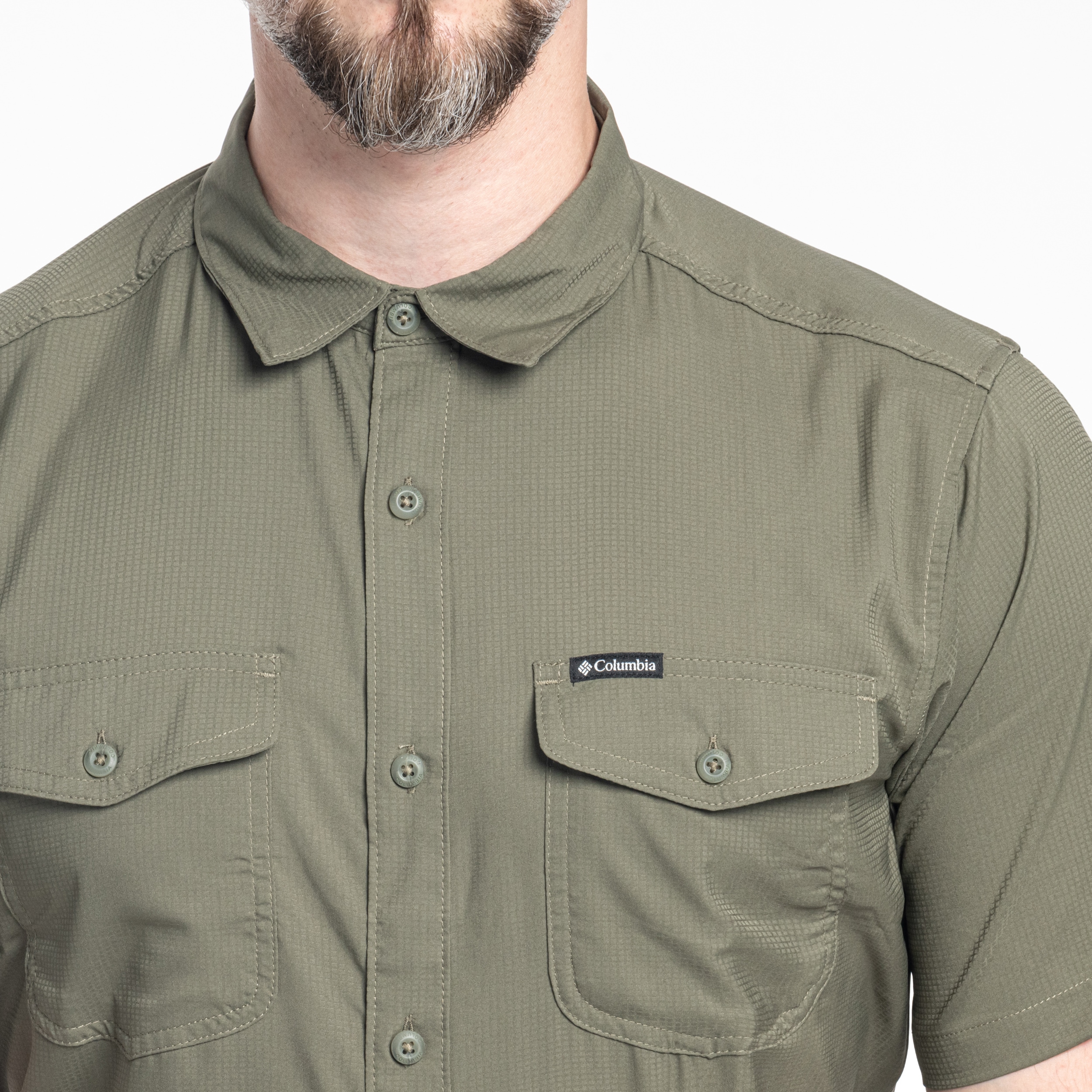 Koszula Columbia Utilizer II Solid Short Sleeve - Stone Green