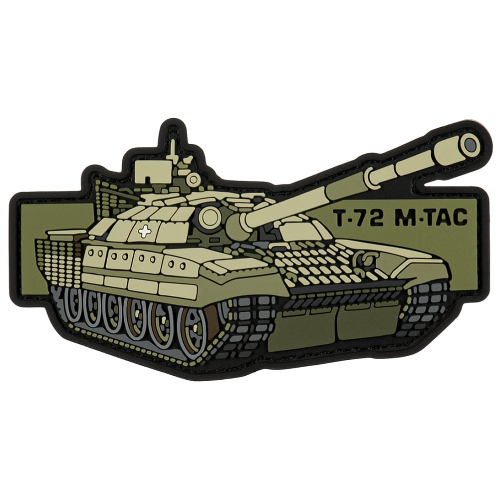 Naszywka M-Tac T-72 3D PVC - Olive