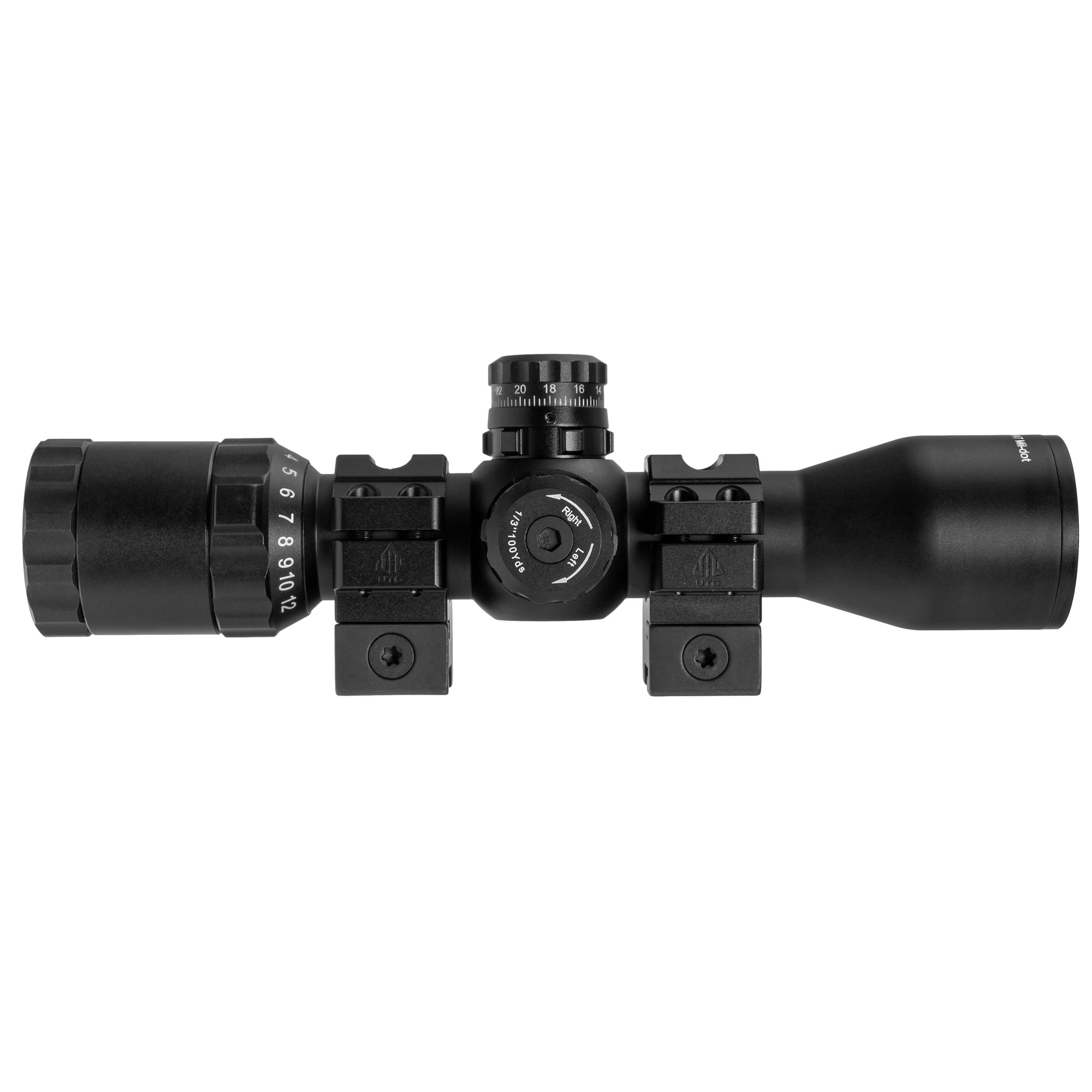 Luneta celownicza UTG  3-12X32 BugBuster Mil-Dot Dovetail