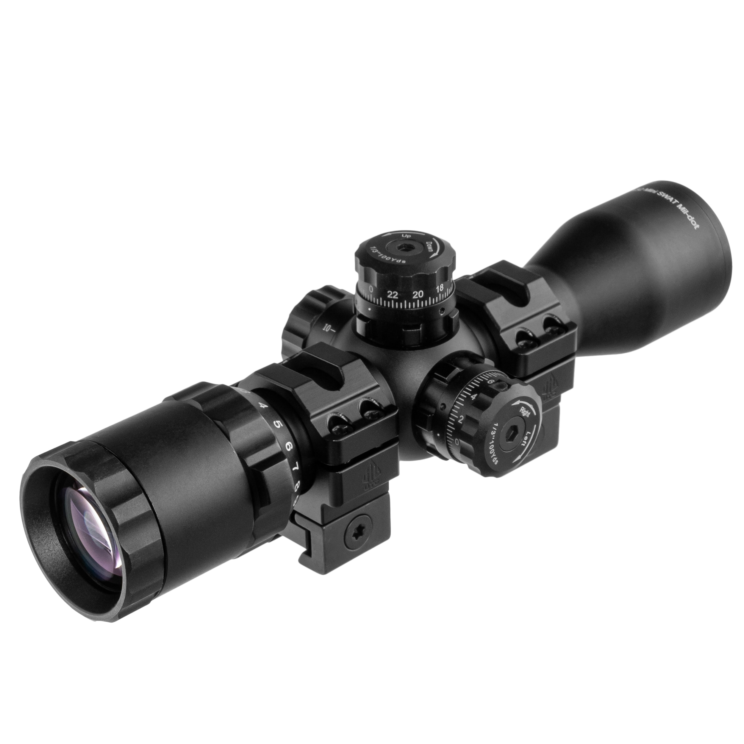 Luneta celownicza UTG  3-12X32 BugBuster Mil-Dot Dovetail