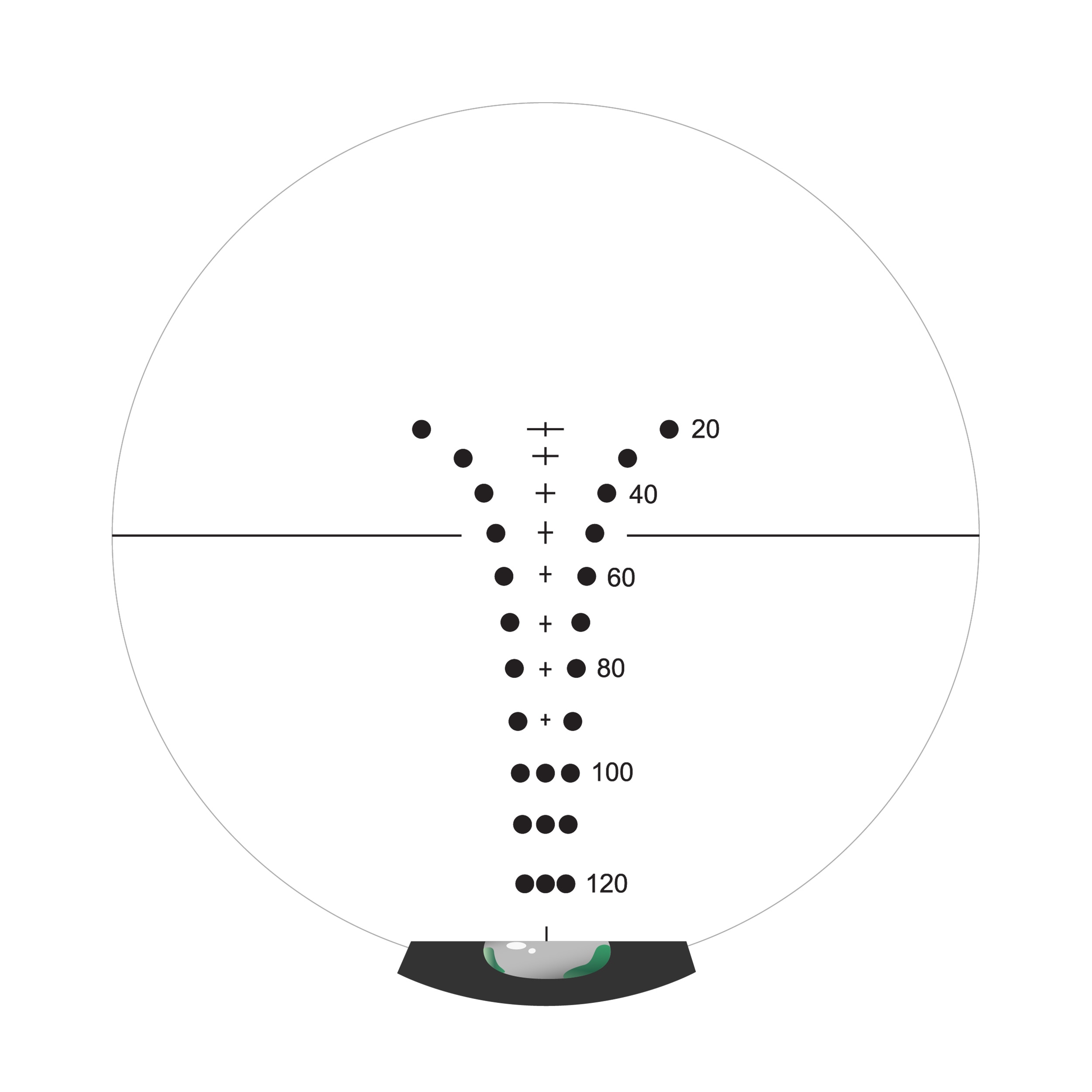 Luneta celownicza UTG OP3 1,5-6X36 Crossbow Scope 130 Hunter BDC