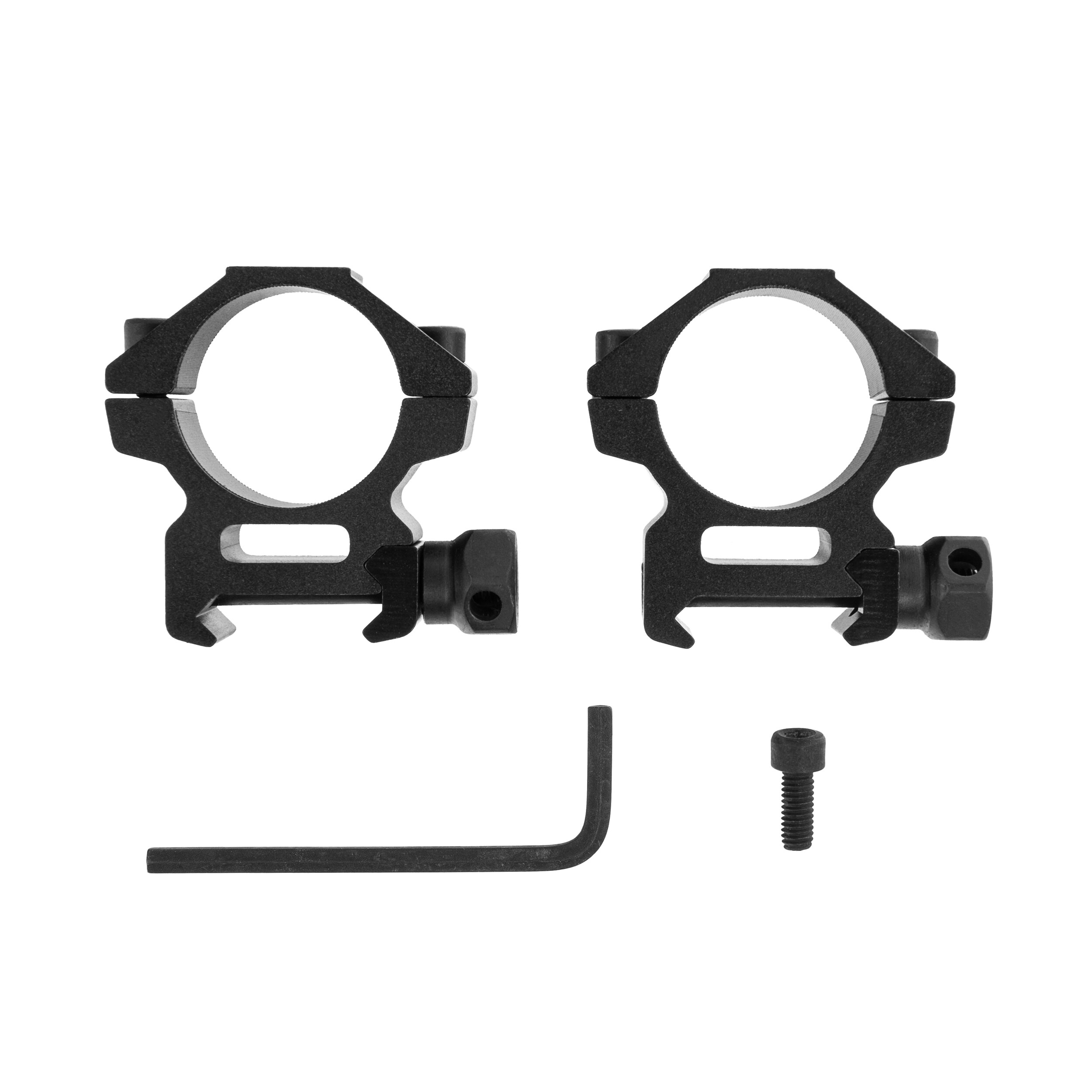 Montaż UTG 2-częściowy niski Profile Scope Hex Thumb Nut Picatinny 1