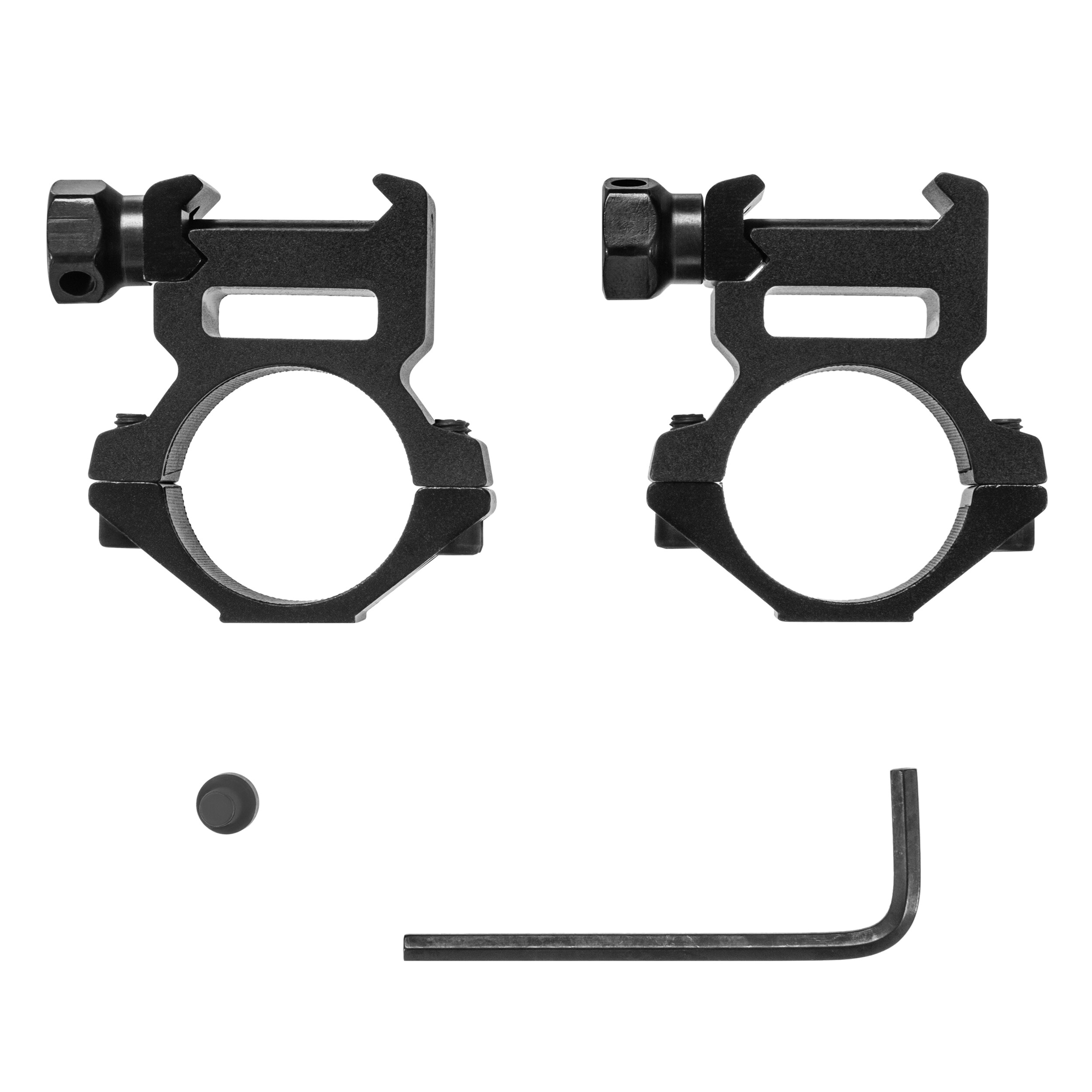 Montaż UTG 2-częściowy średni Profile Scope Hex Thumb Nut Picatinny 1