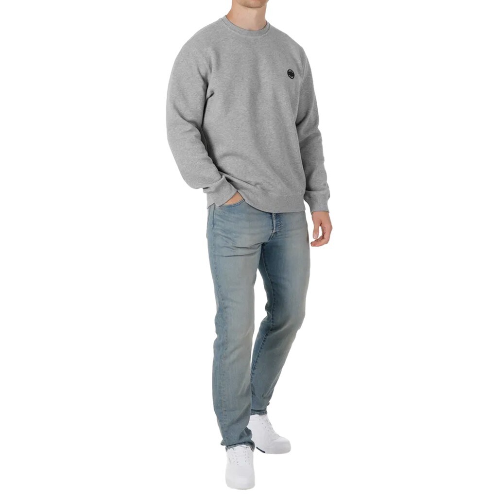 Bluza Pitbull Crewneck Pique Small Logo - Grey