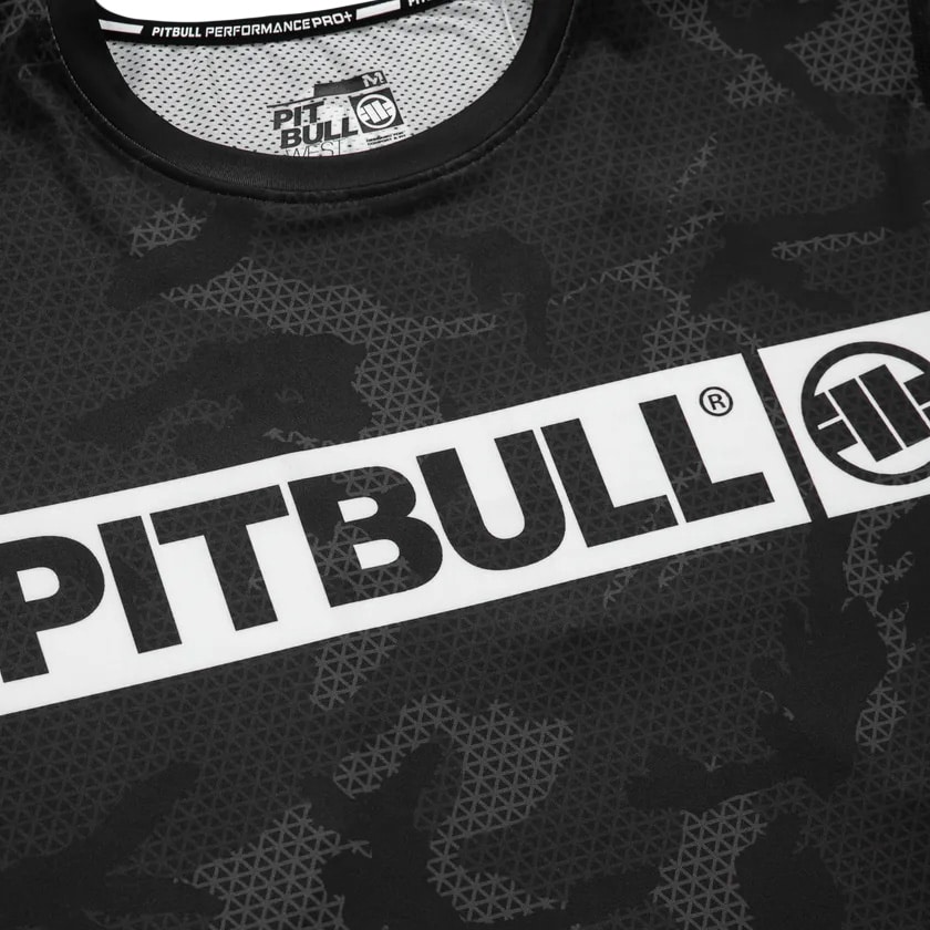 Термоактивна футболка PitBull HillTop 2 - Net Camo Black