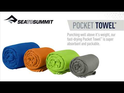 Швидковисихаючий рушник Sea To Summit Pocket Towel M 50 x 100 см - Sage Green