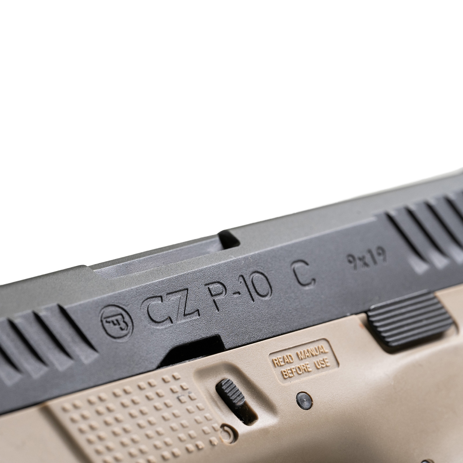 Пістолет GBB CZ P-10 C CO2 Dual-tone - Black / Flat Dark Earth