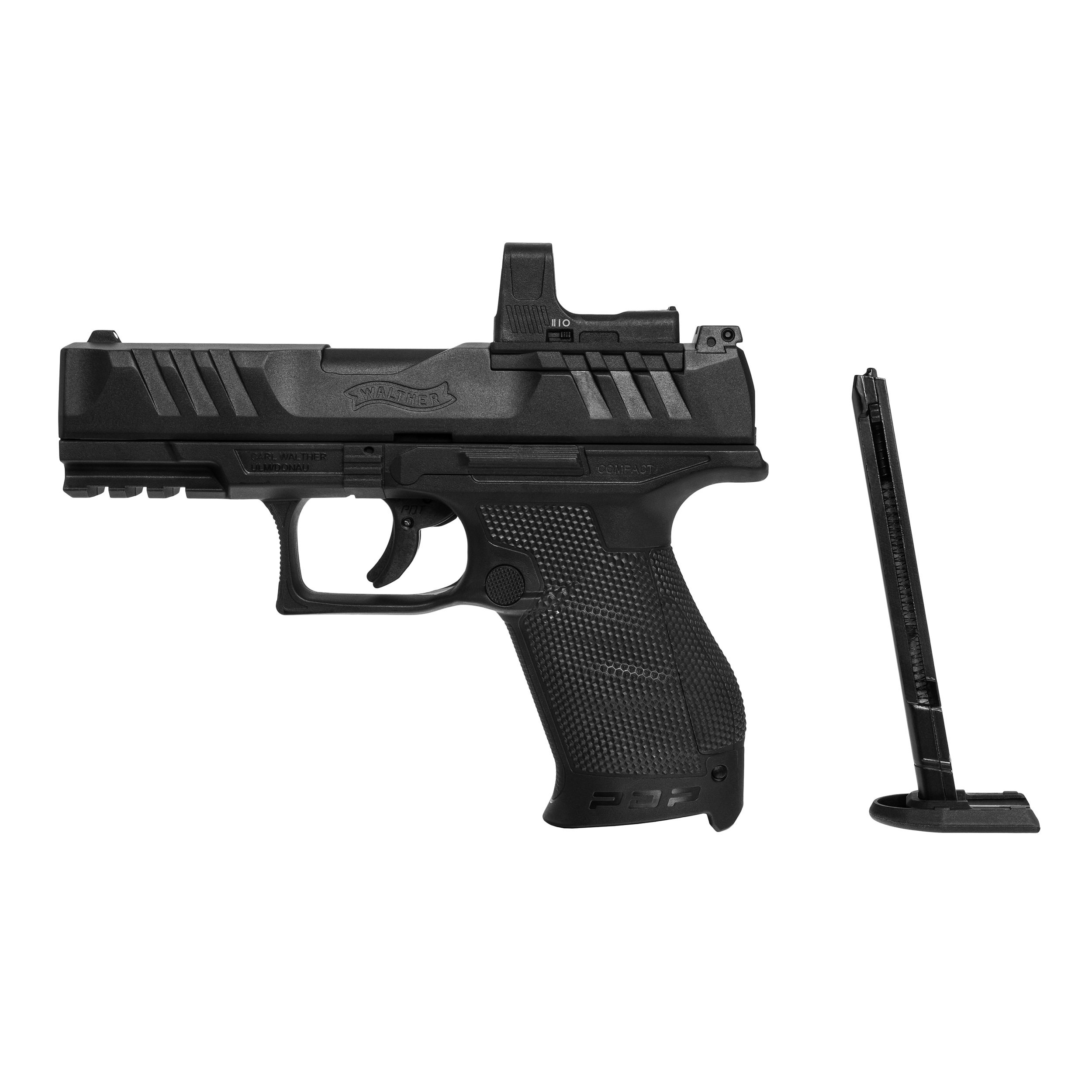 Wiatrówka Walther PDP Compact Set 4,5 mm - Black