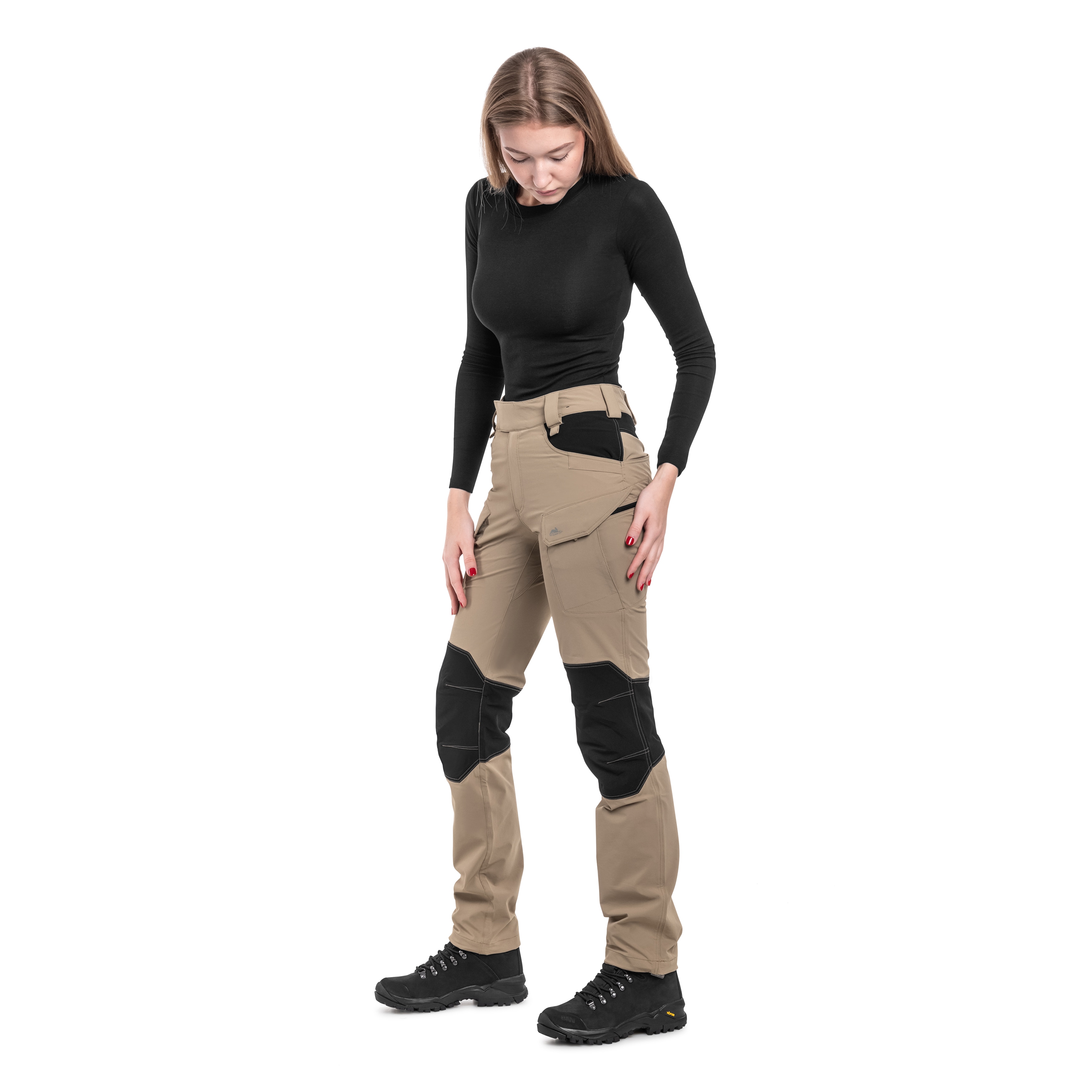 Жіночі штани Helikon-Tex OTP VersaStretch - Khaki/Black