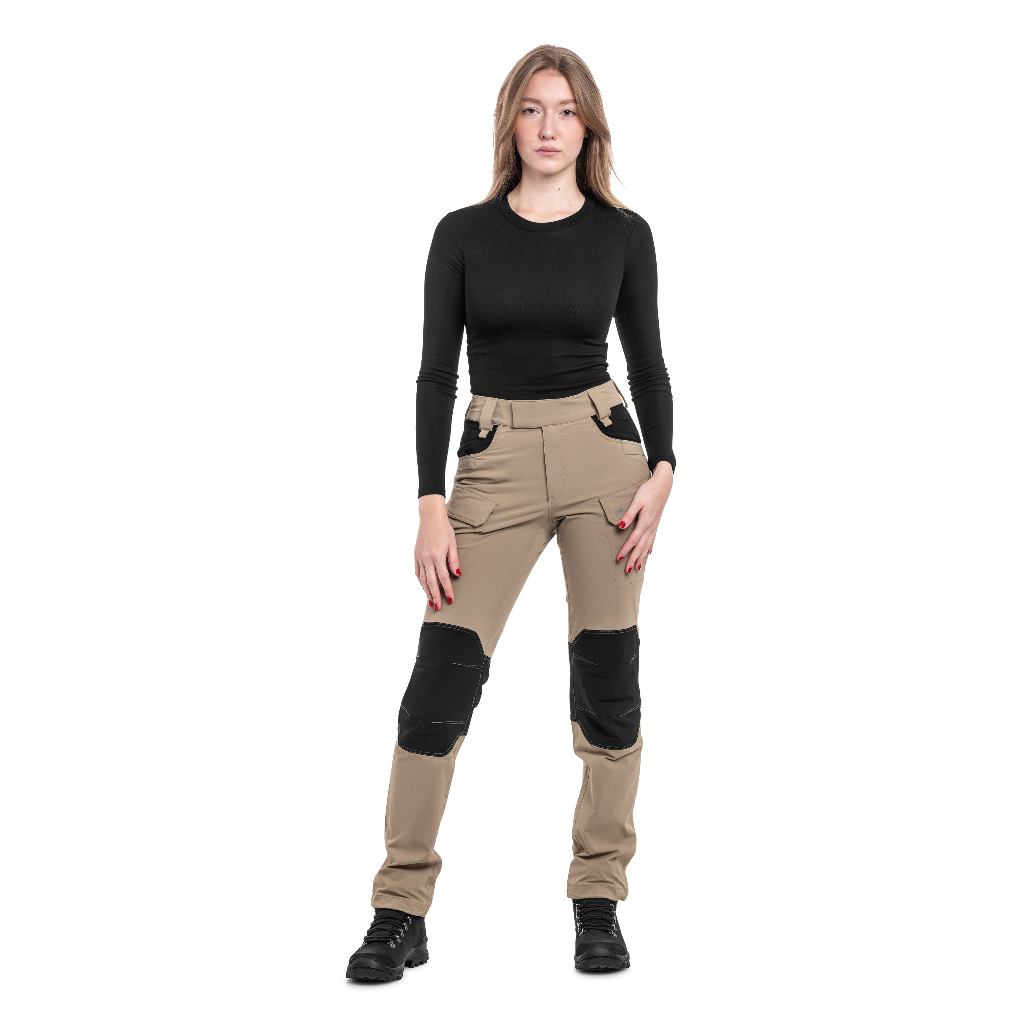 Жіночі штани Helikon-Tex OTP VersaStretch - Khaki/Black