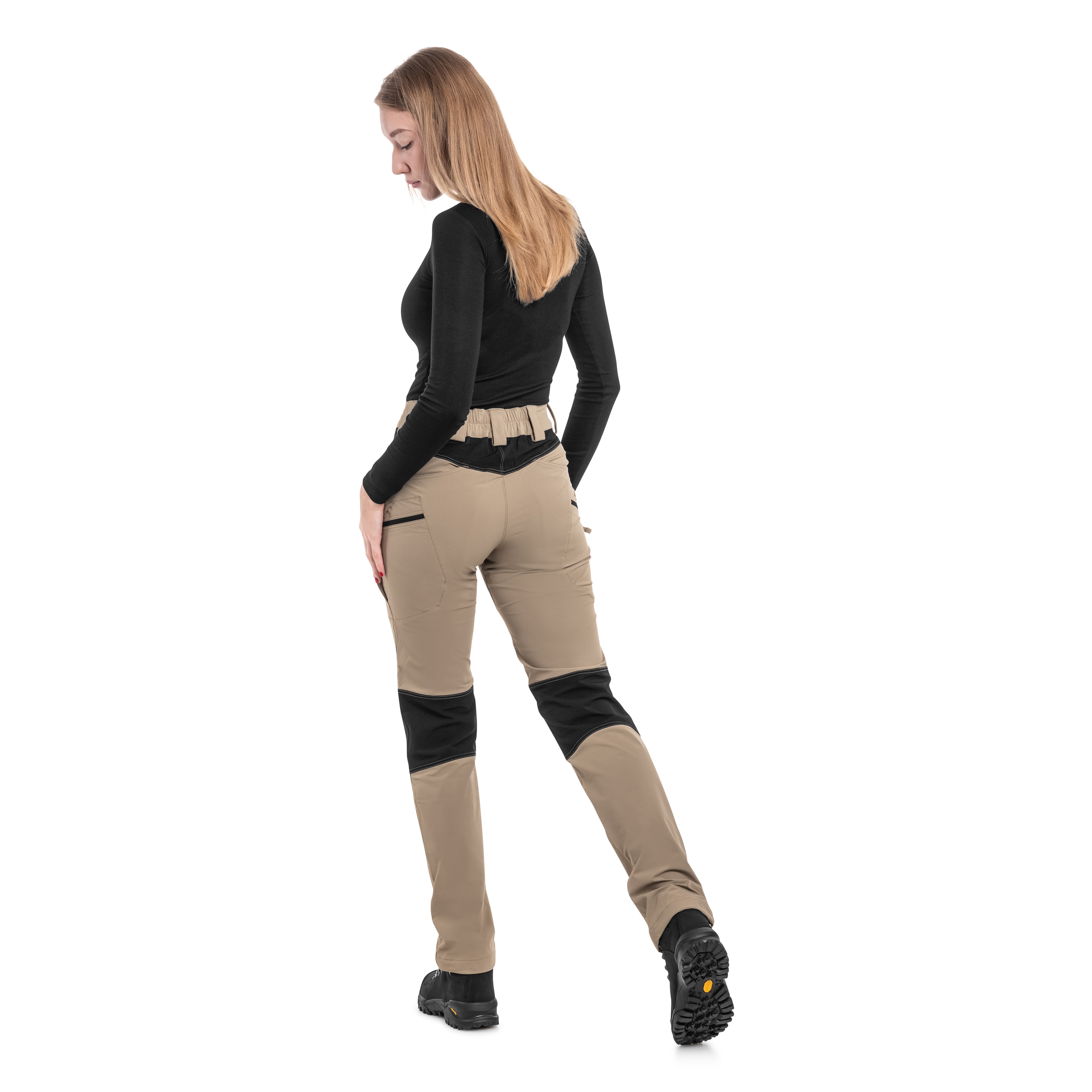 Жіночі штани Helikon-Tex OTP VersaStretch - Khaki/Black