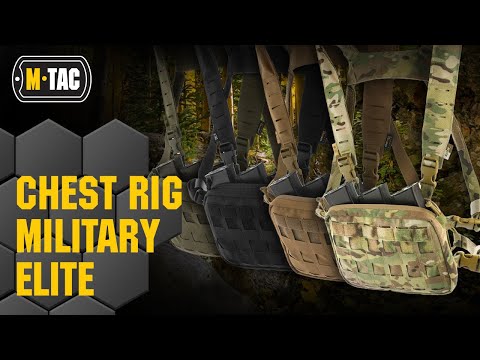 Kamizelka taktyczna typu Chest Rig M-Tac Military Elite - Black