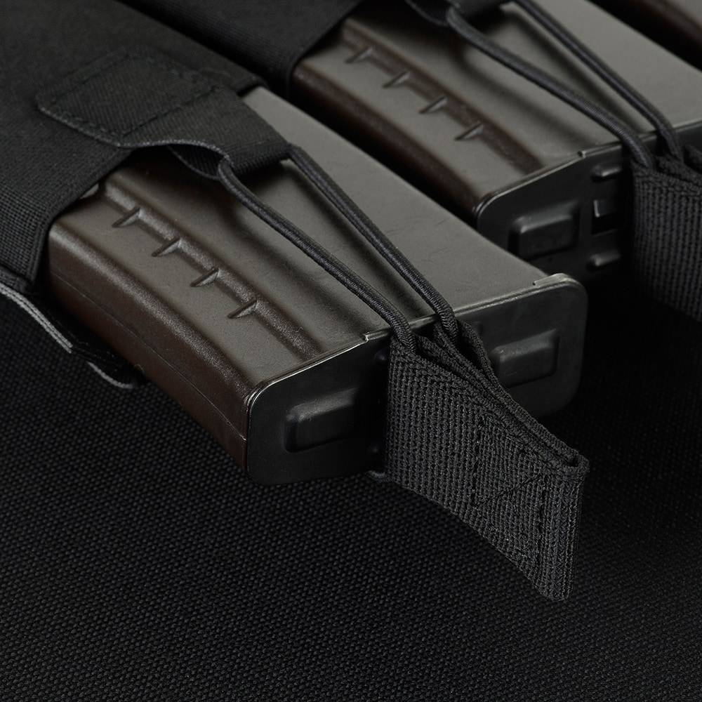 Ładownica elastyczna M-Tac Elite Laser Cut na 3 magazynki karabinowe - Black