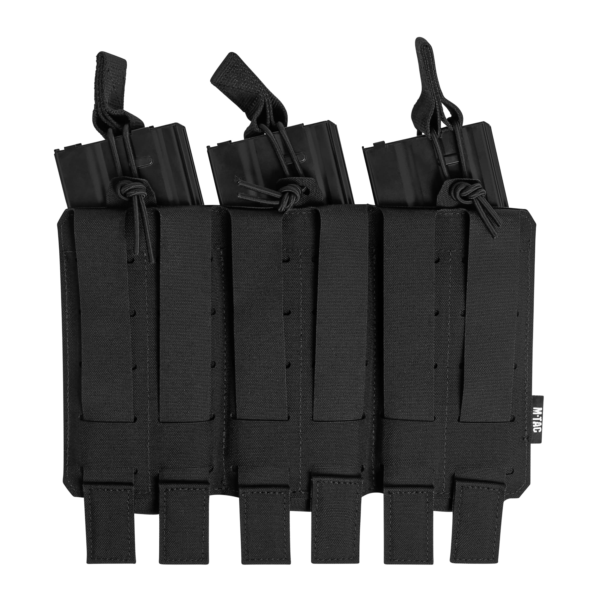 Ładownica elastyczna M-Tac Elite Laser Cut na 3 magazynki - Black