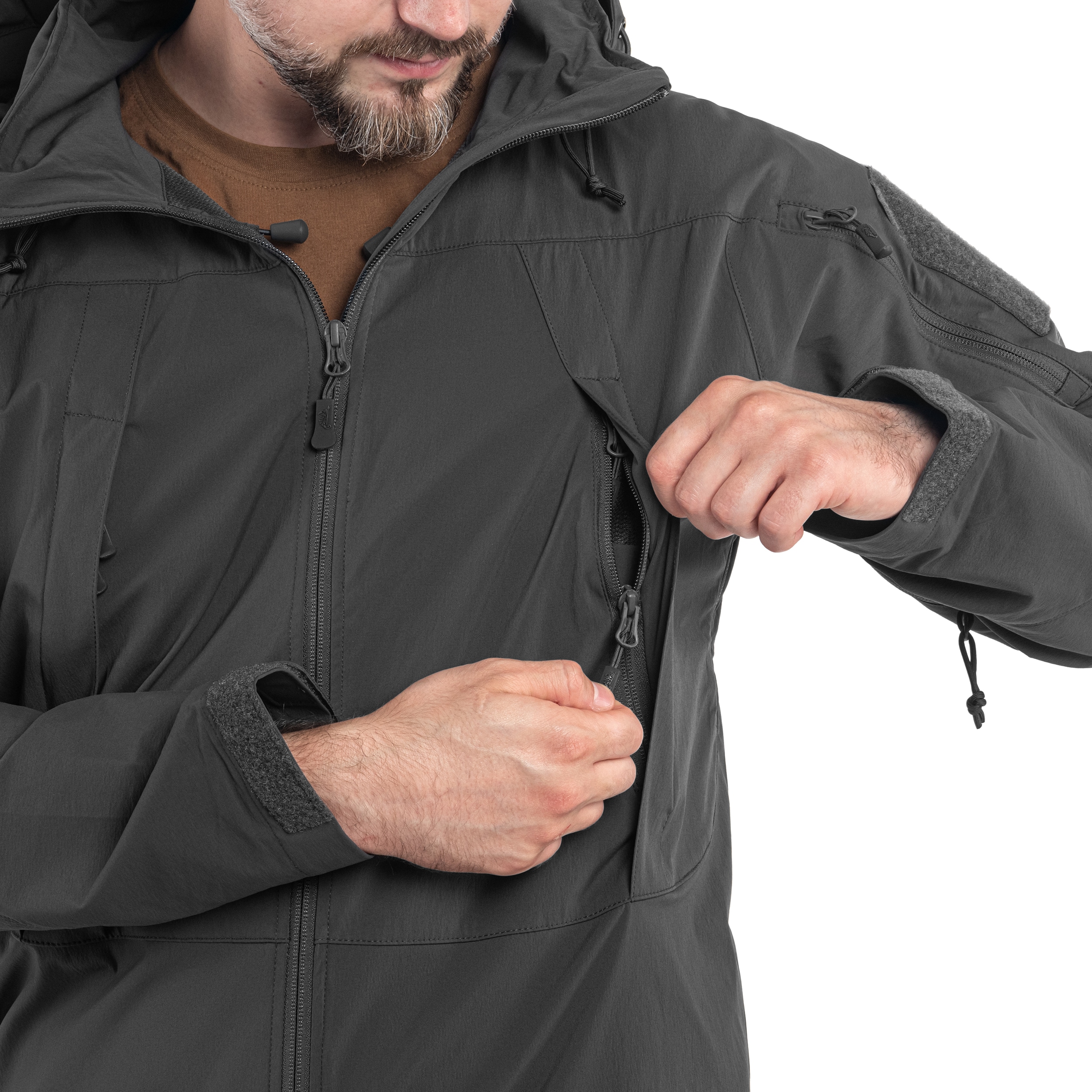 Kurtka Helikon-Tex Trooper StormStretch Softshell MK2 - Shadow Grey