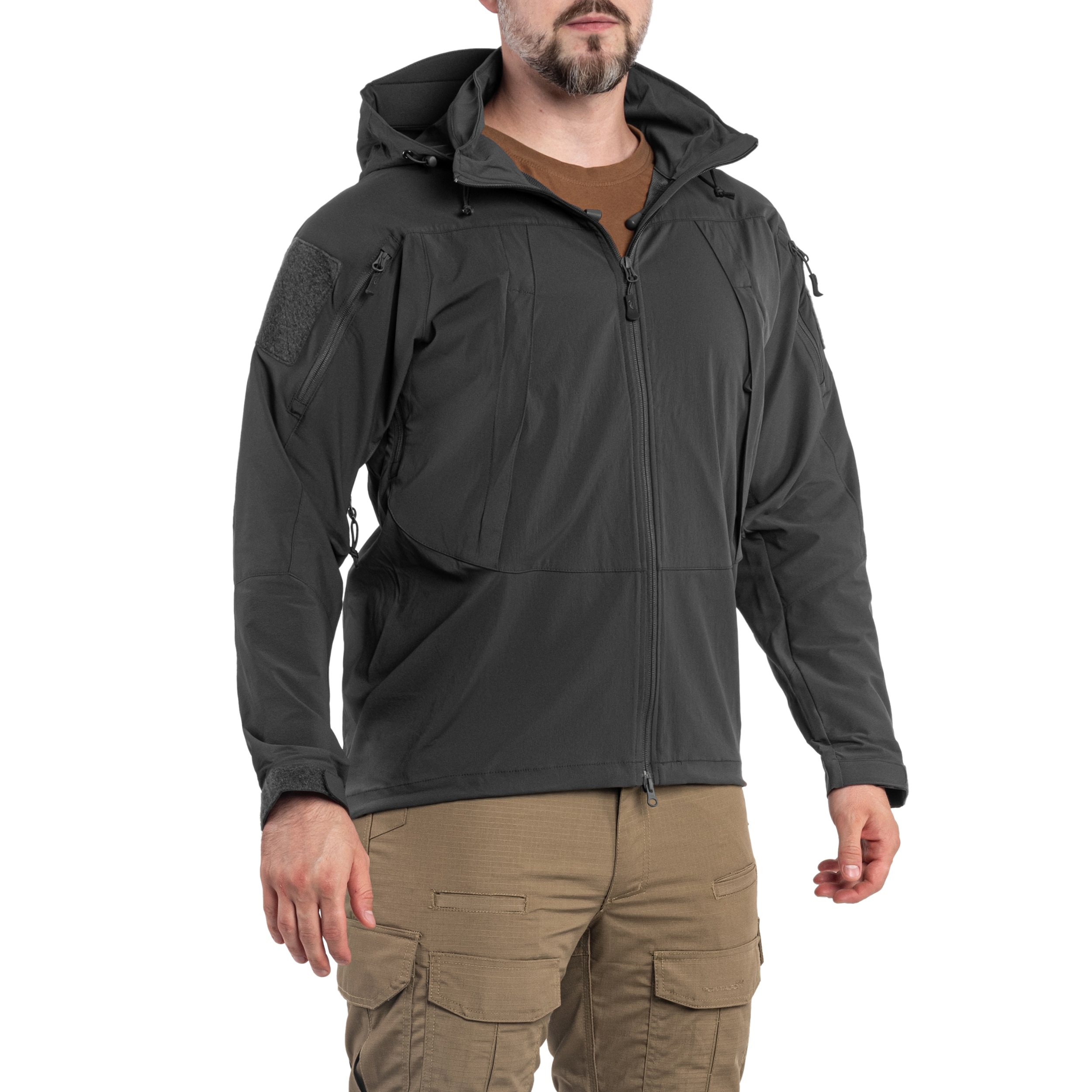 Kurtka Helikon-Tex Trooper StormStretch Softshell MK2 - Shadow Grey