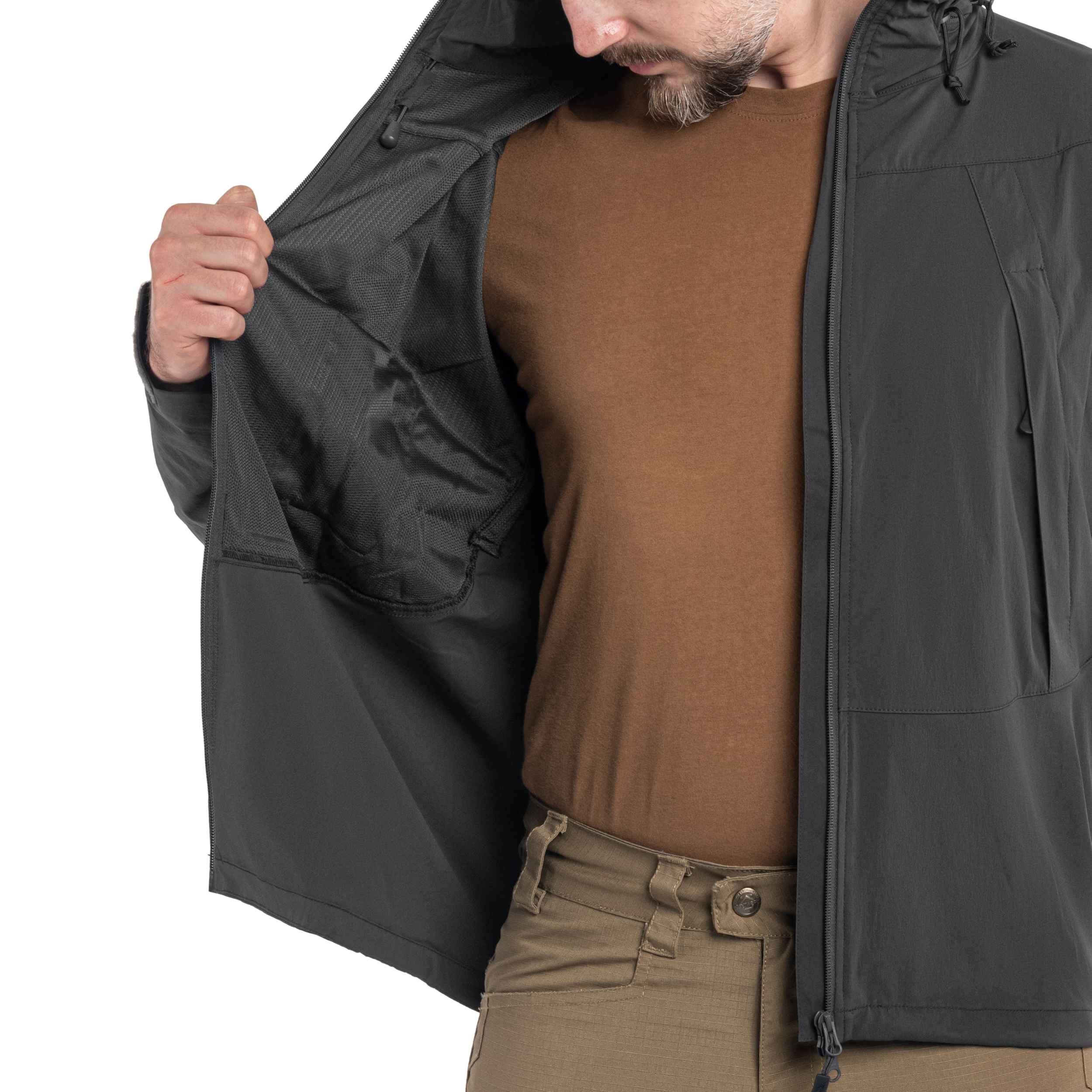 Kurtka Helikon-Tex Trooper StormStretch Softshell MK2 - Shadow Grey