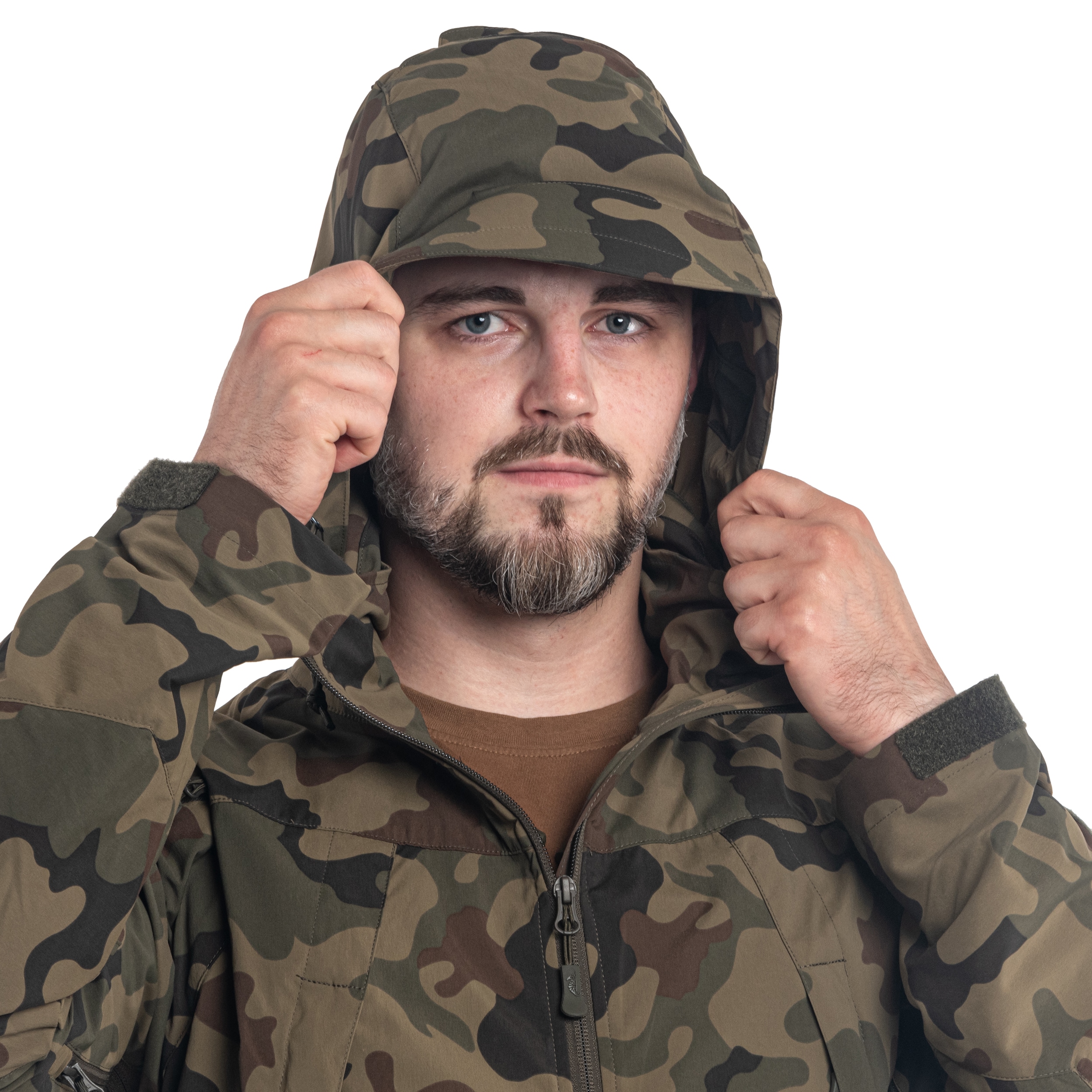 Kurtka Helikon-Tex Trooper StormStretch Softshell MK2 - wz.93 Pantera PL Woodland