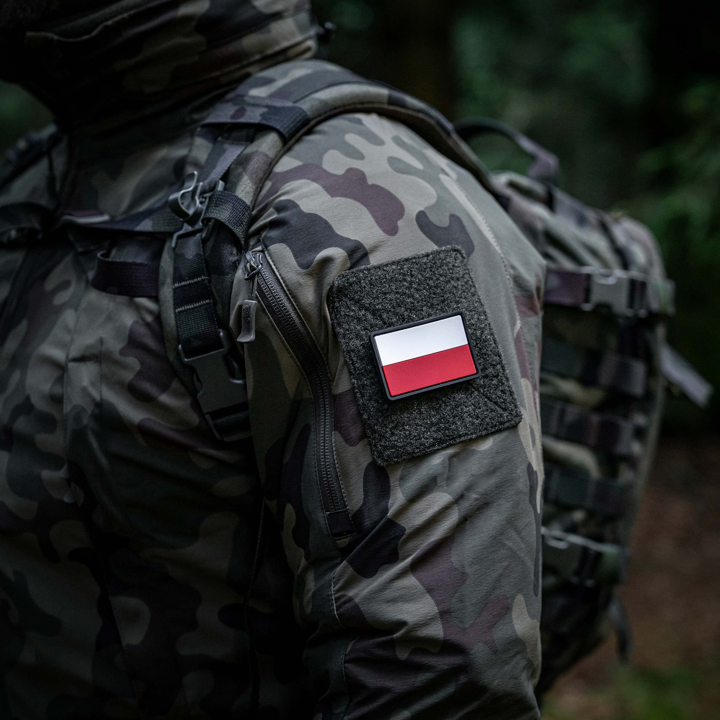 Kurtka Helikon-Tex Trooper StormStretch Softshell MK2 - wz.93 Pantera PL Woodland