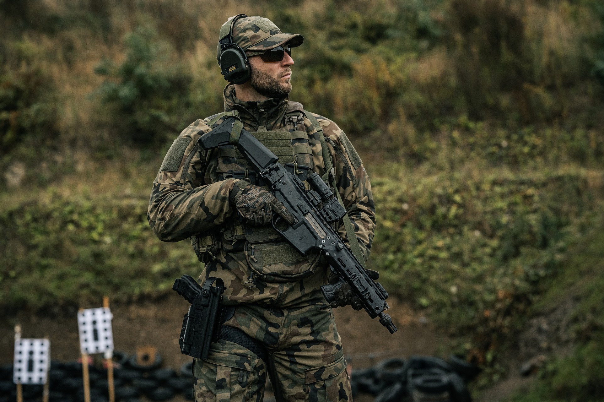 Kurtka Helikon-Tex Trooper StormStretch Softshell MK2 - wz.93 Pantera PL Woodland