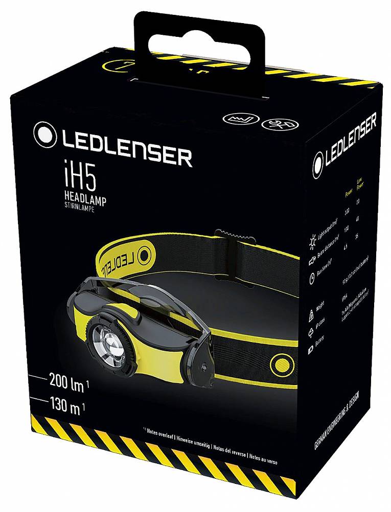 Налобний ліхтарик Ledlenser iH5 - 200 люменів