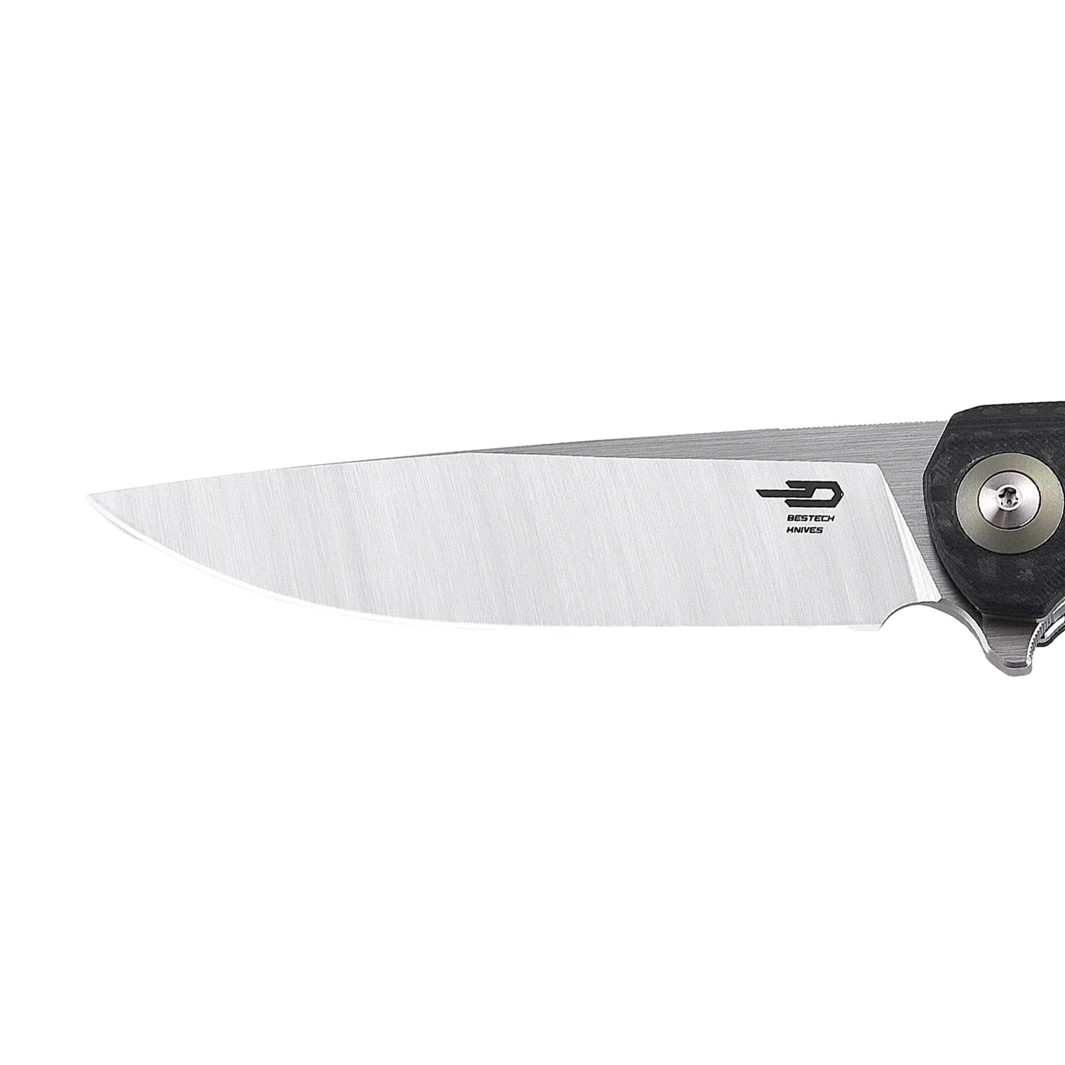 Bestech Knives Ascot Folding Knife - Wood/Satin Blade