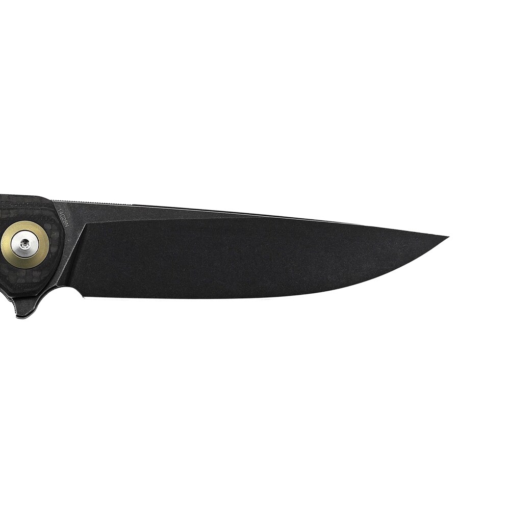 Nóż składany Bestech Knives Ascot - Wood/Black Blade