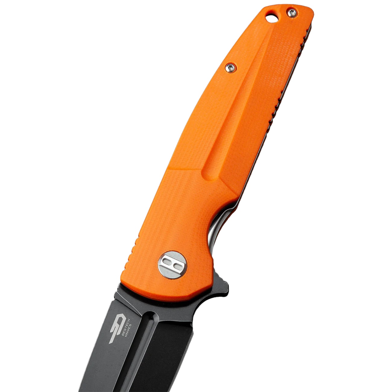 Nóż składany Bestech Knives Fin Black Stonewash - Orange