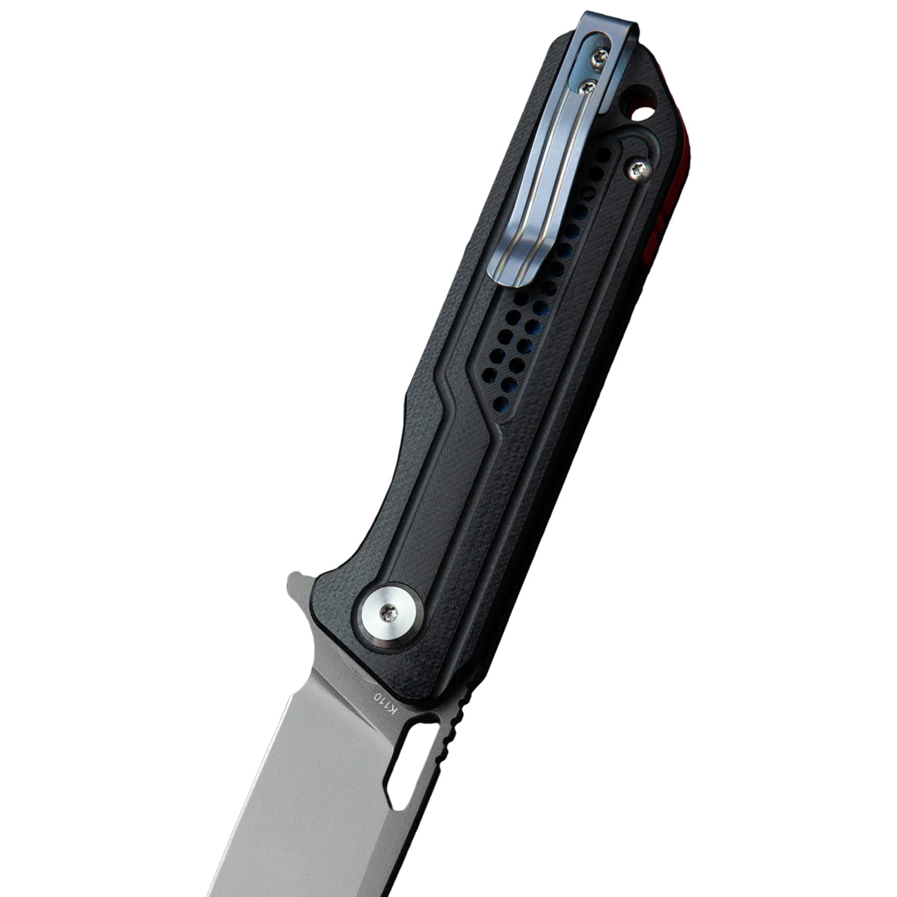 Bestech Knives Circuit Grey Titanium Folding Knife - Black