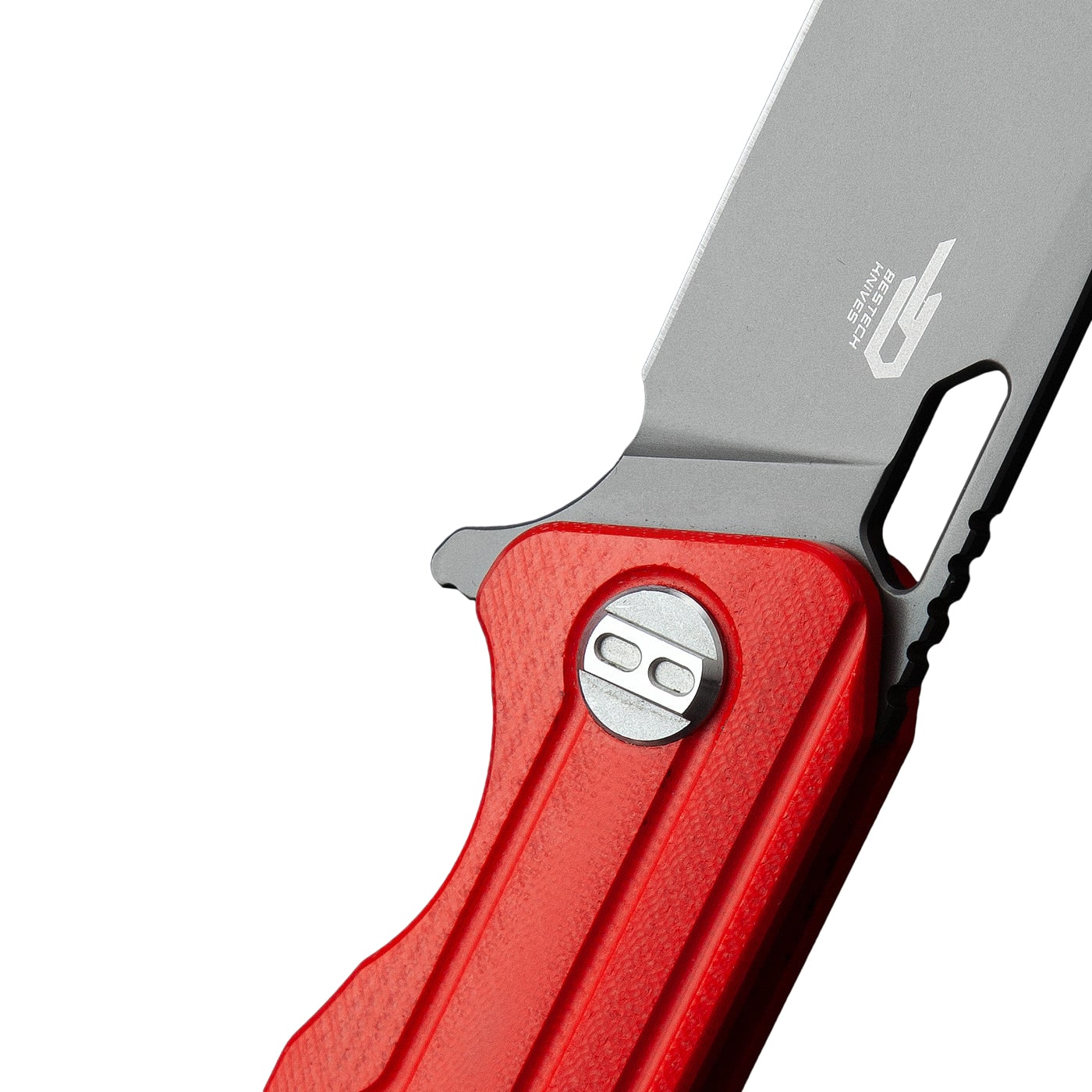 Складаний ніж Bestech Knives Circuit Gray Titanium - Red